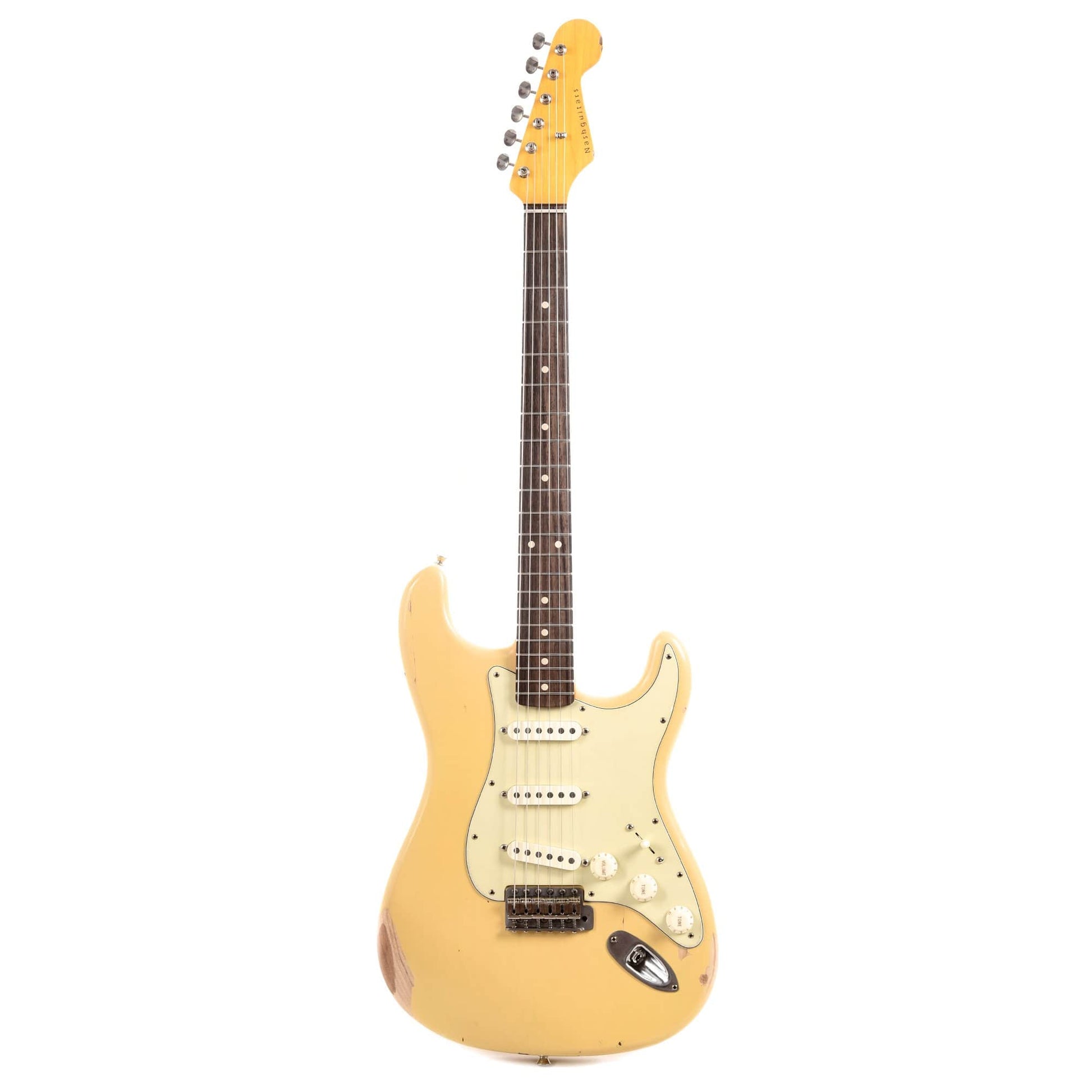 Nash S-63 Ash Cream Medium Relic w/3-Ply Mint Pickguard & Lollar Pickups Electric Guitars / Solid Body