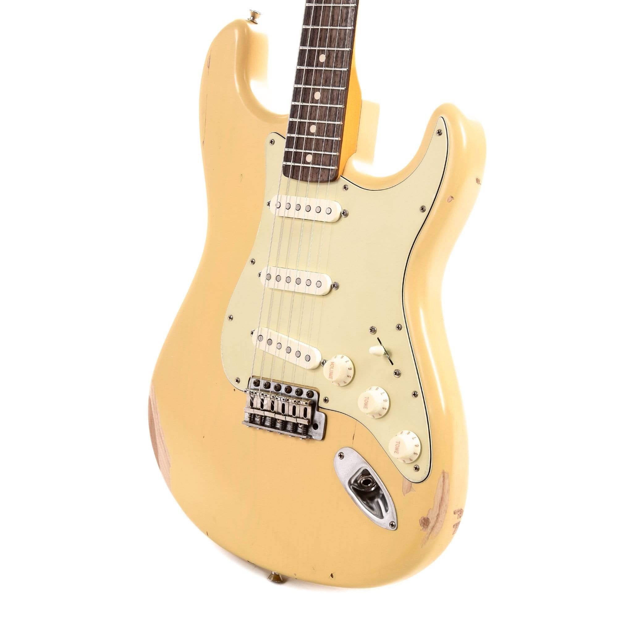 Nash S-63 Ash Cream Medium Relic w/3-Ply Mint Pickguard & Lollar Pickups Electric Guitars / Solid Body