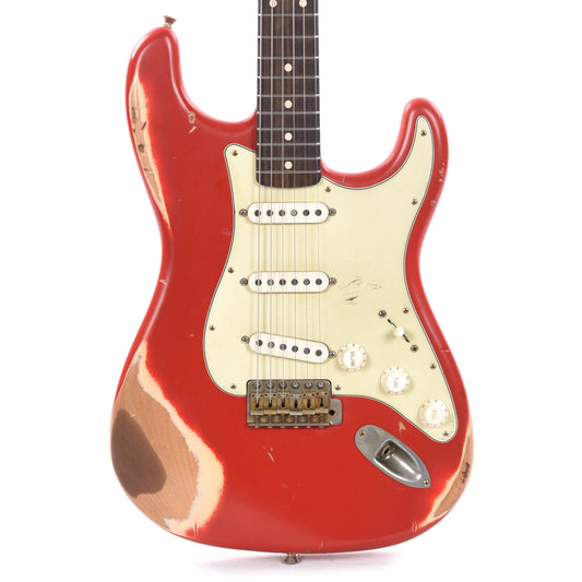 Nash S-63 Dakota Red Heavy Relic w/3-Ply Mint Pickguard & Lollar Pickups Electric Guitars / Solid Body