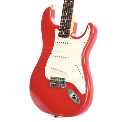 Nash S-63 Dakota Red Light Relic w/Matching Headstock, Lollar Pickups, & 3-Ply White Pickguard Electric Guitars / Solid Body