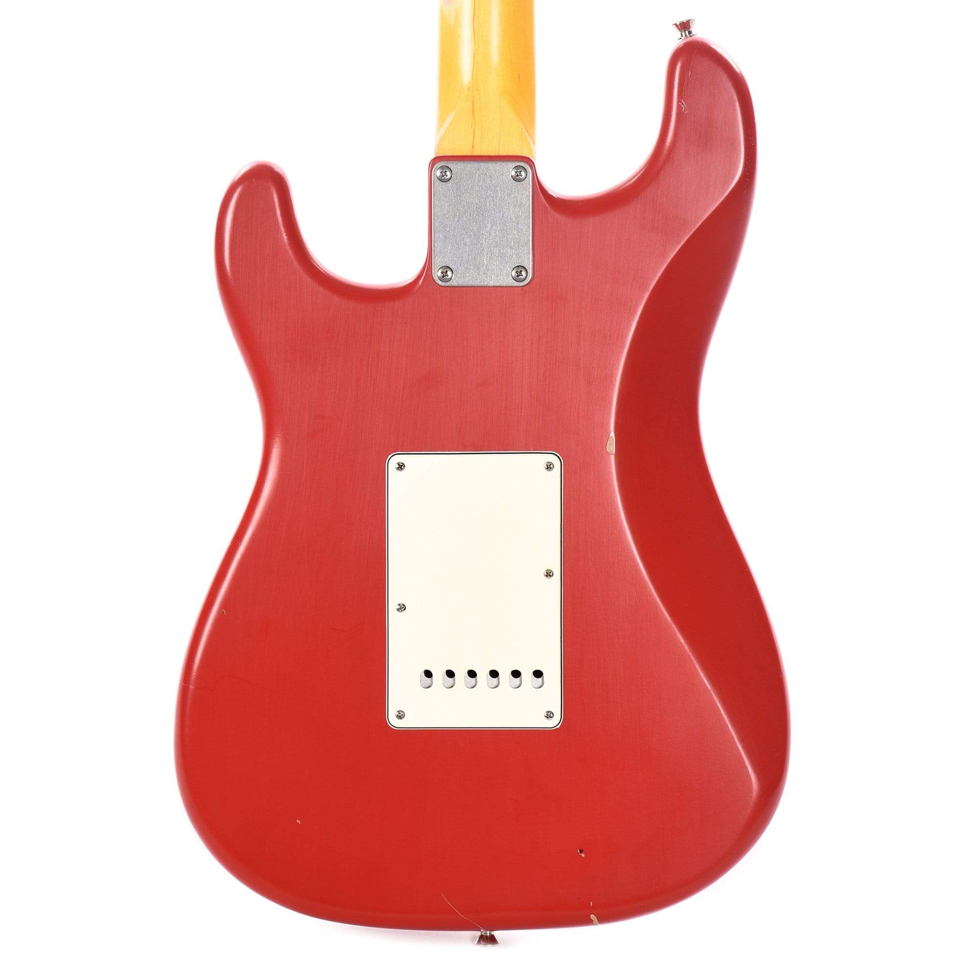 Nash S-63 Dakota Red Light Relic w/Matching Headstock, Lollar Pickups, & 3-Ply White Pickguard Electric Guitars / Solid Body