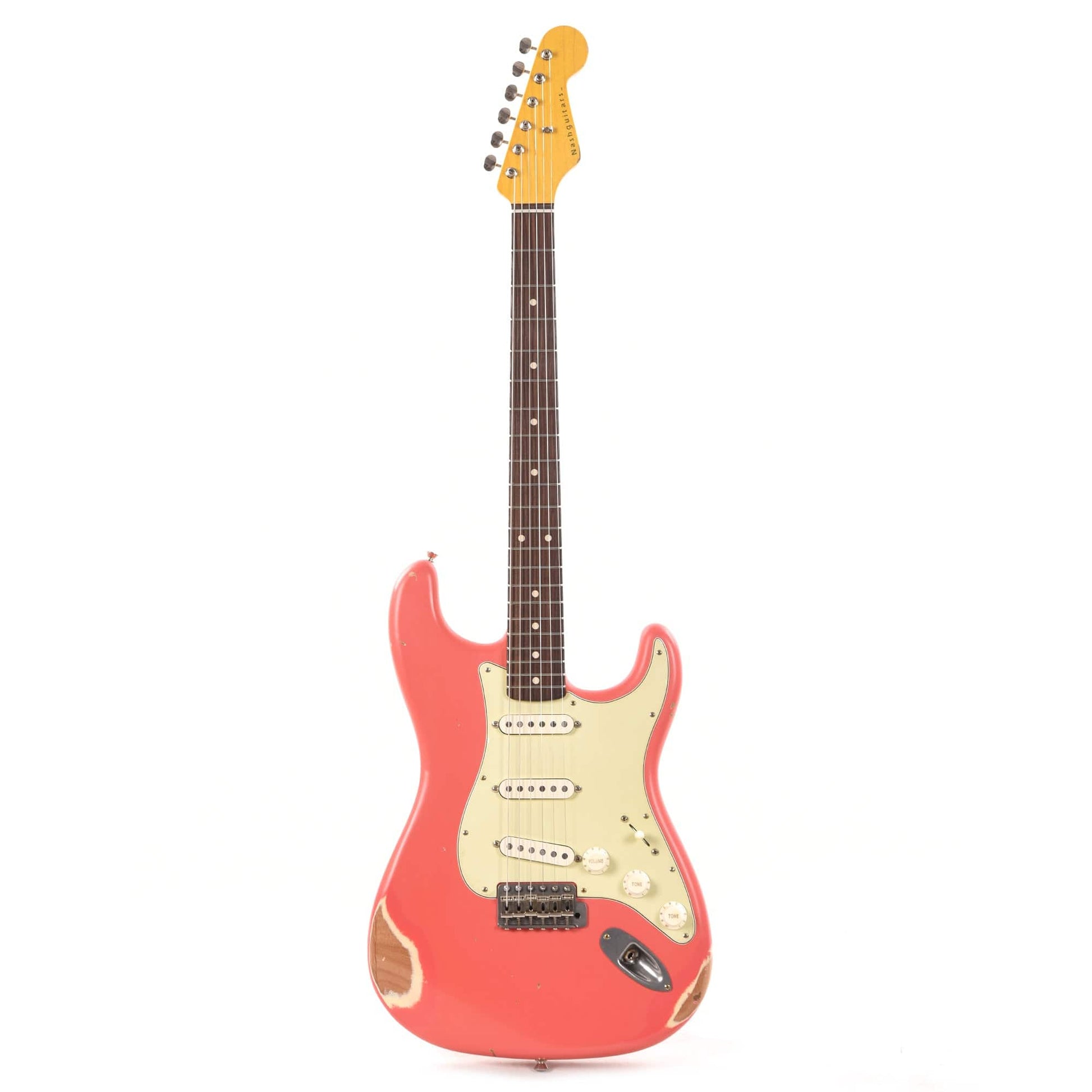 Nash S-63 Fiesta Red Medium Relic w/3-Ply Mint Pickguard & Lollar Pickups Electric Guitars / Solid Body