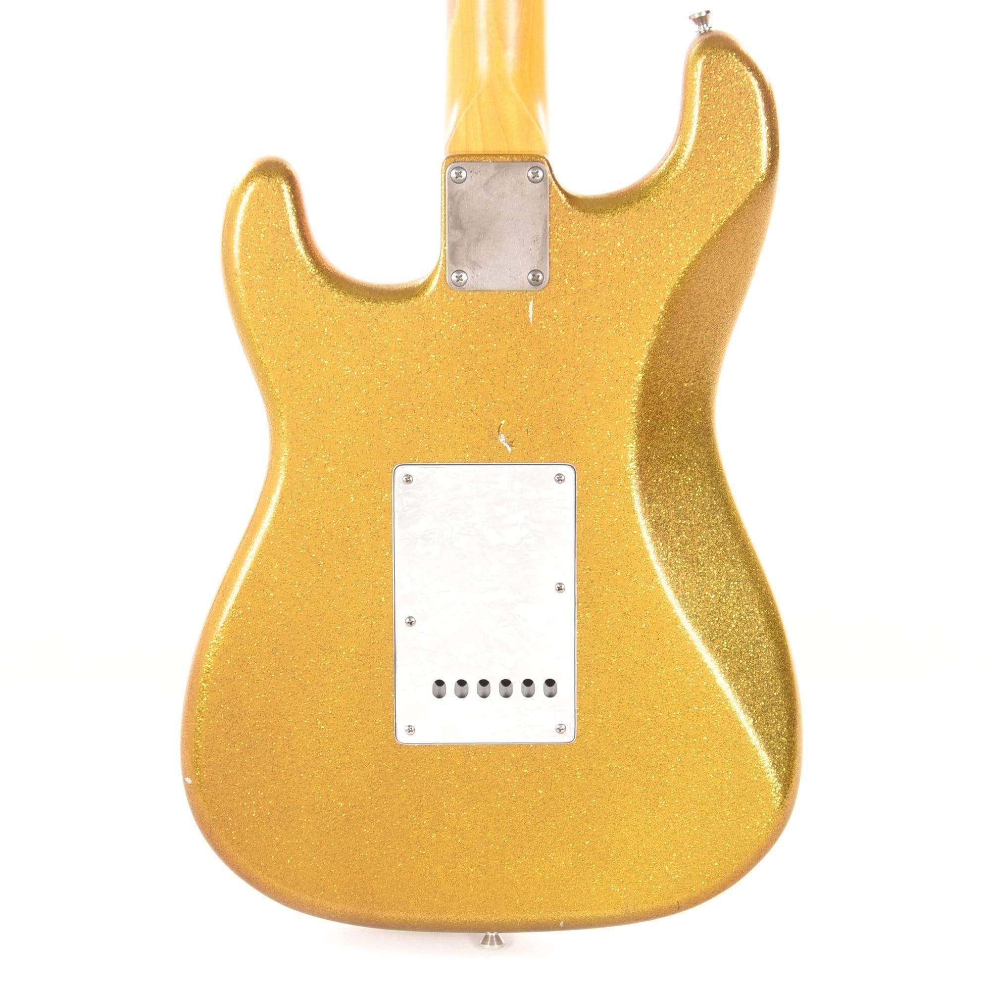 Nash S-63 Gold Sparkle Light Relic Alder w/Lollar Pickups & 3-Ply Pearl Pickguard Electric Guitars / Solid Body