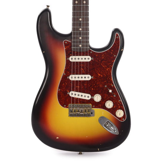 Nash S-63 Mahogany 3-Tone Sunburst Light Relic w/4-Ply Tortoise Pickguard & Lollar Pickups Electric Guitars / Solid Body