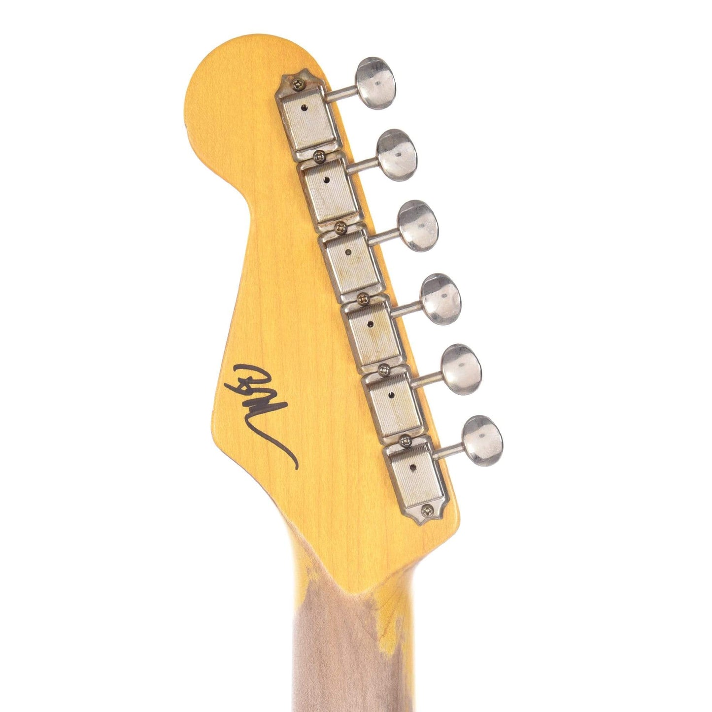 Nash S-63 Mahogany 3-Tone Sunburst Light Relic w/Lollar Pickups & Tortoise Pickguard Electric Guitars / Solid Body