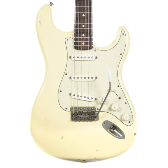 Nash S-63 Olympic White Light Relic & Lollar Pickups Electric Guitars / Solid Body