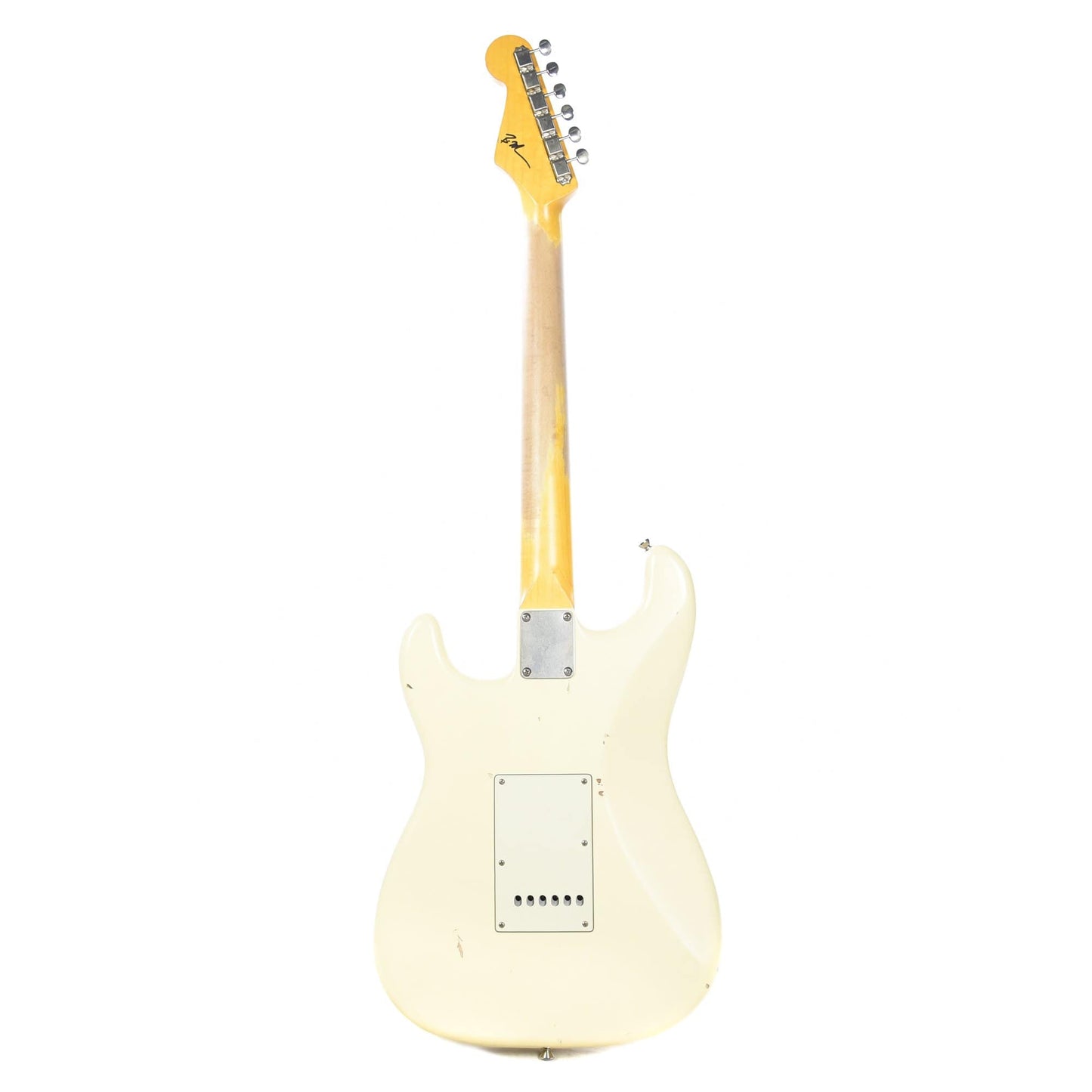 Nash S-63 Olympic White Light Relic & Lollar Pickups Electric Guitars / Solid Body