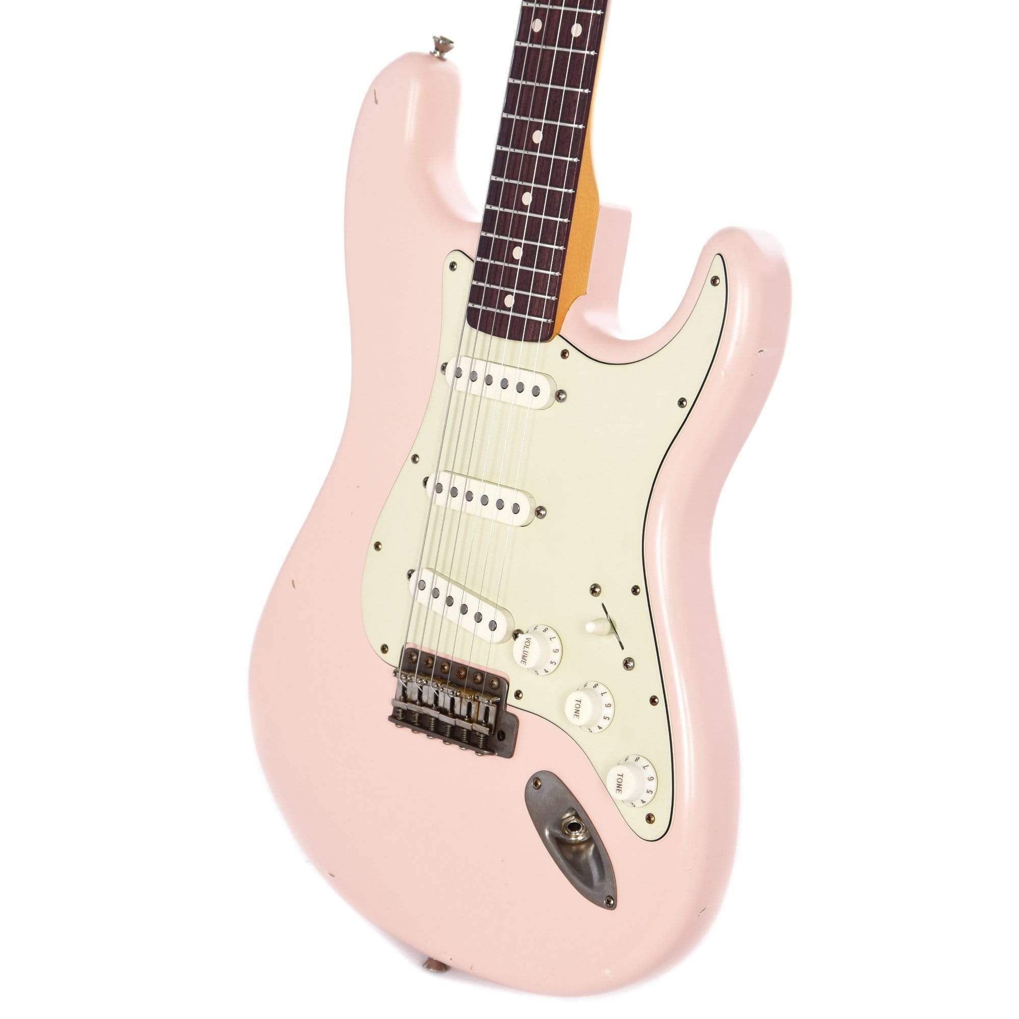 Nash S-63 Shell Pink Light Relic w/Lollar Pickups & 3-Ply Mint Pickguard Electric Guitars / Solid Body