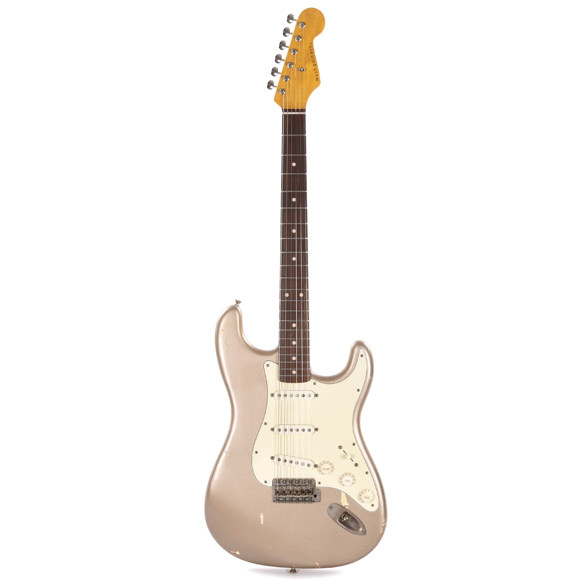 Nash S-63 Shoreline Gold Medium Aging w/3-Ply White Pickguard & Lollar Pickups Electric Guitars / Solid Body