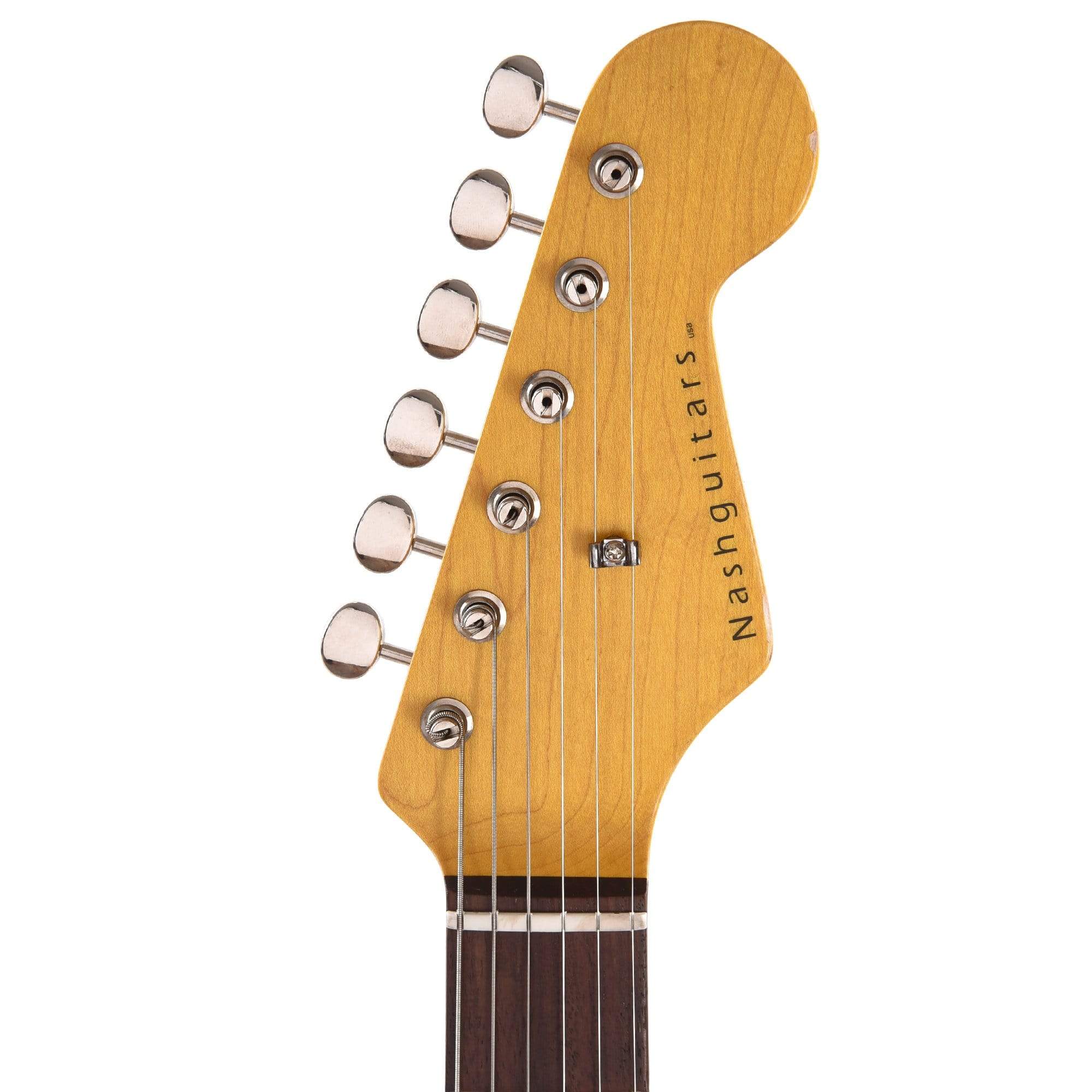 Nash S-63 Shoreline Gold Medium Aging w/3-Ply White Pickguard & Lollar Pickups Electric Guitars / Solid Body