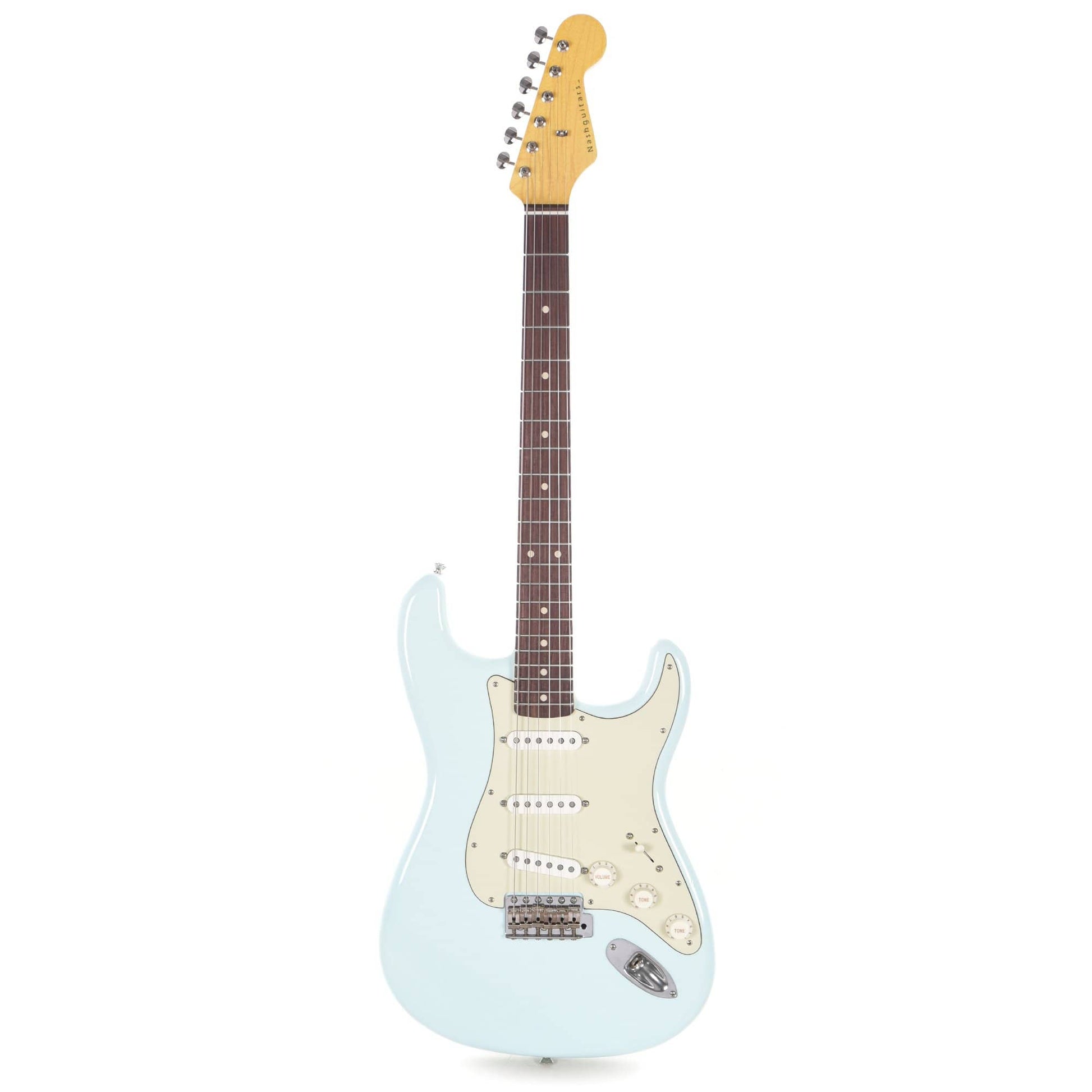 Nash S-63 Sonic Blue Extra Light Aging w/3-Ply Mint Pickguard & Lollar Pickups Electric Guitars / Solid Body