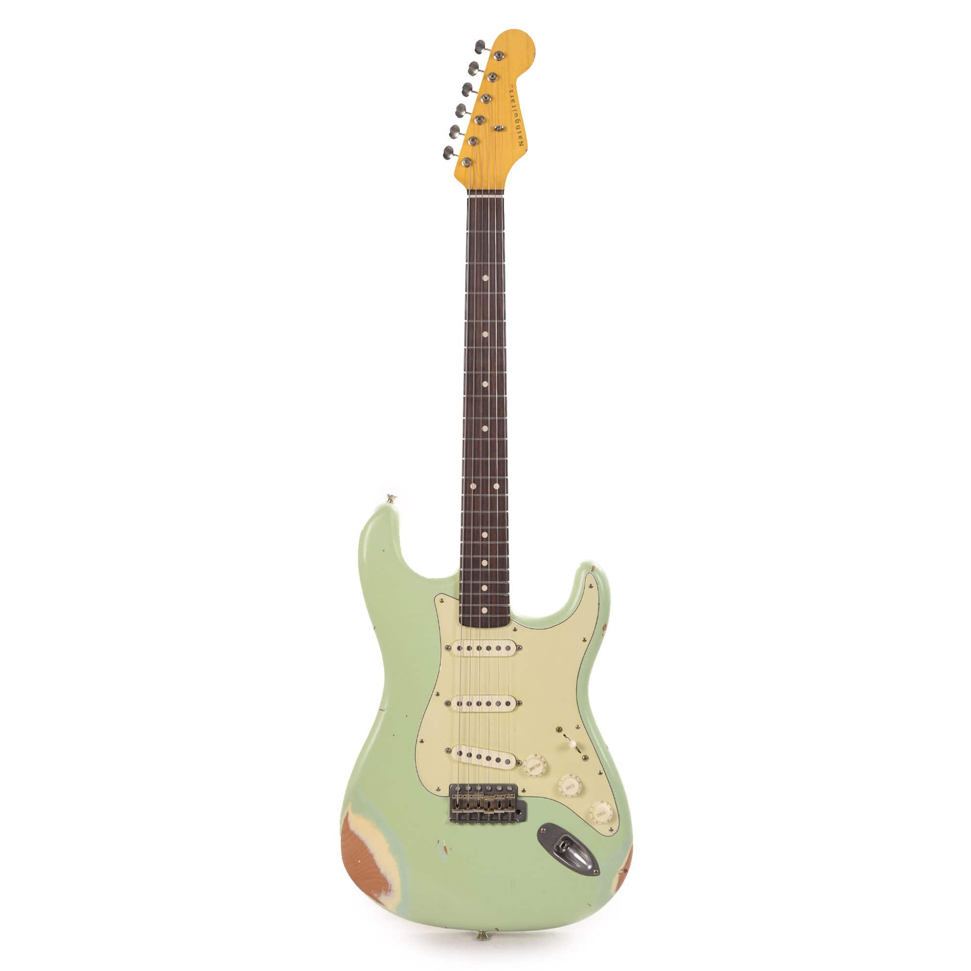 Nash S-63 Surf Green Medium Relic w/3-Ply Mint Pickguard & Lollar Pickups (Serial #CHI563) Electric Guitars / Solid Body