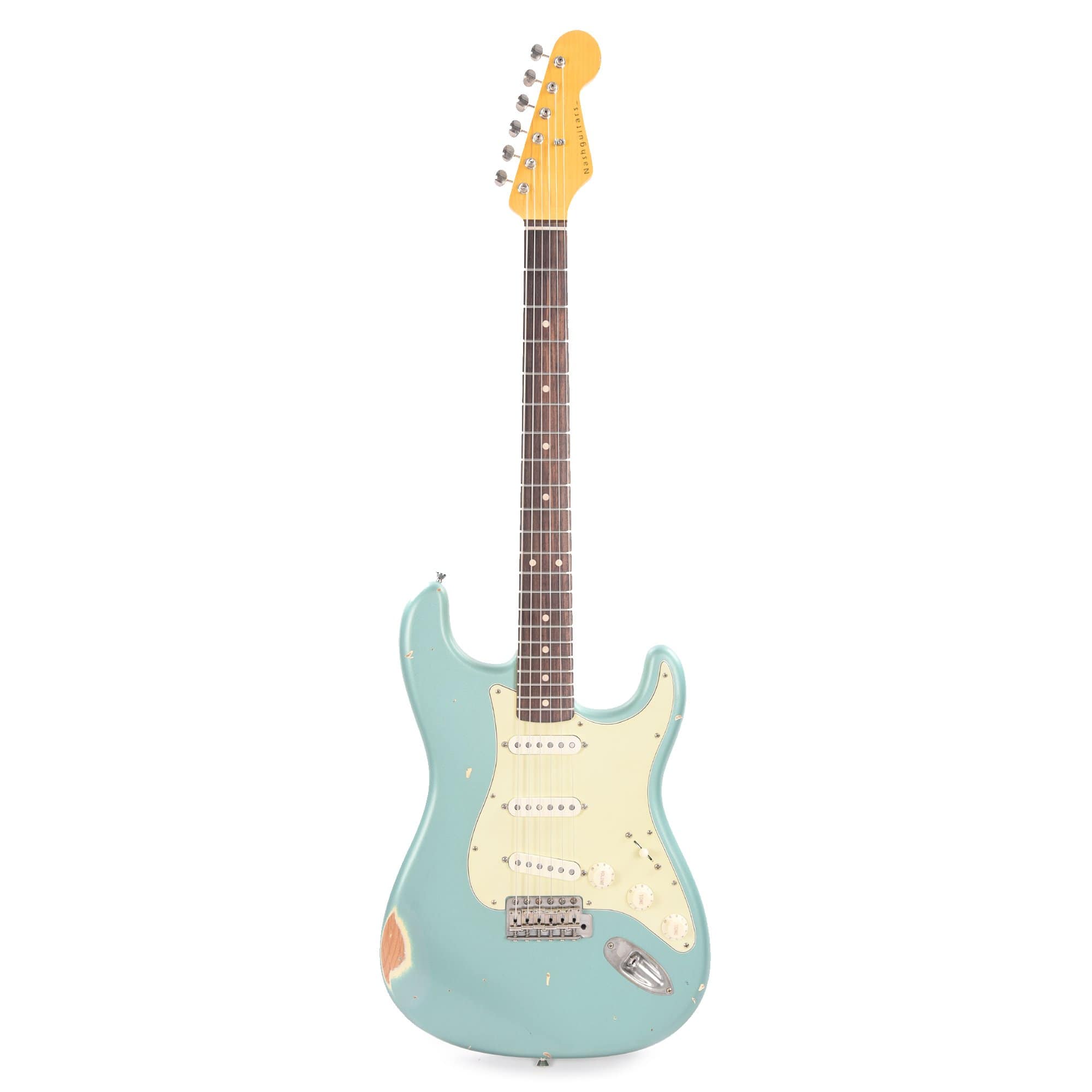 Nash S-63 Teal Green Metallic Light Relic w/3-Ply Mint Pickguard & Lollar Pickups Electric Guitars / Solid Body