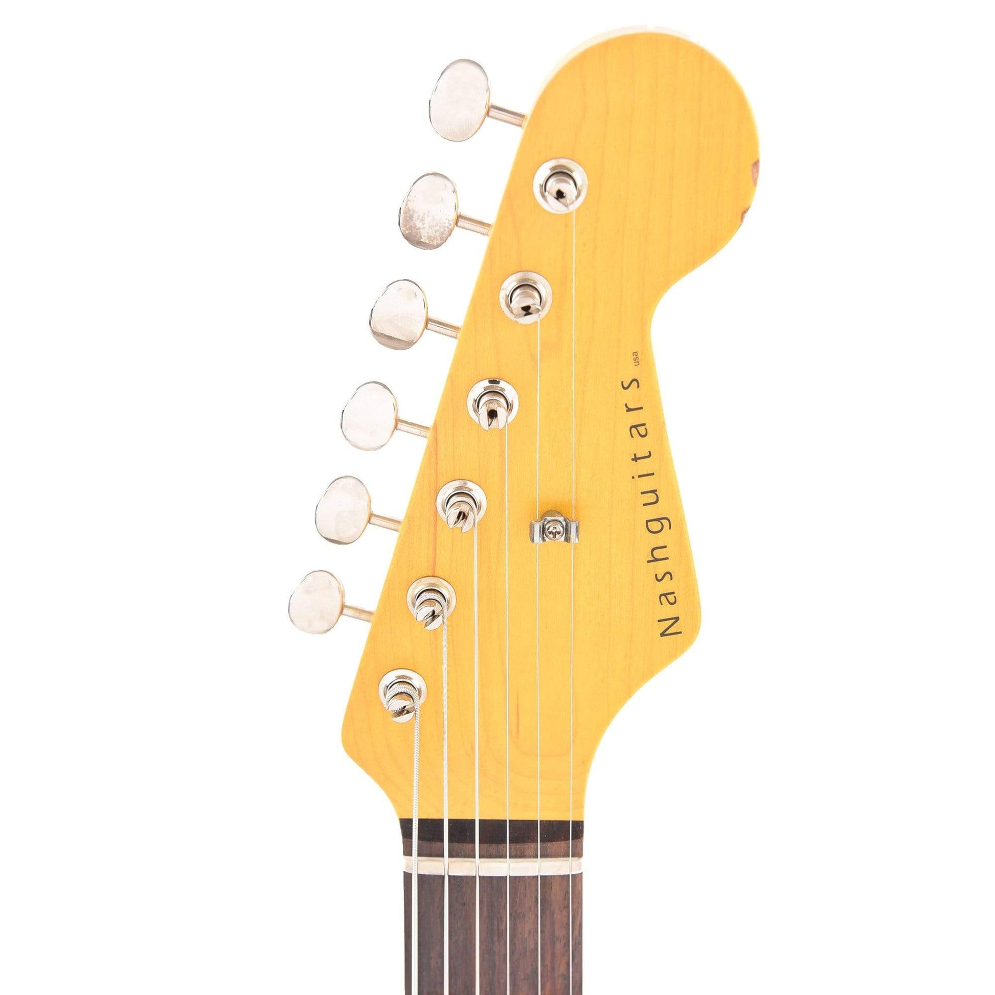 Nash S-63 Teal Green Metallic Light Relic w/3-Ply Mint Pickguard & Lollar Pickups Electric Guitars / Solid Body