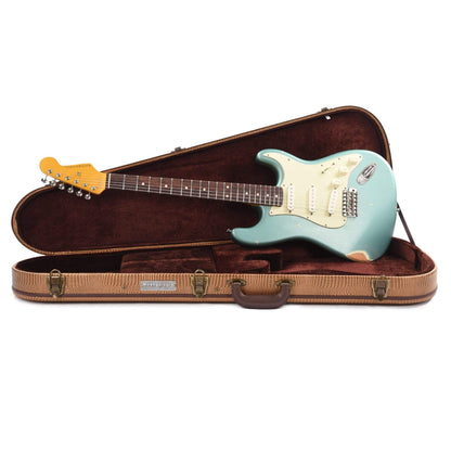 Nash S-63 Teal Green Metallic Light Relic w/3-Ply Mint Pickguard & Lollar Pickups Electric Guitars / Solid Body