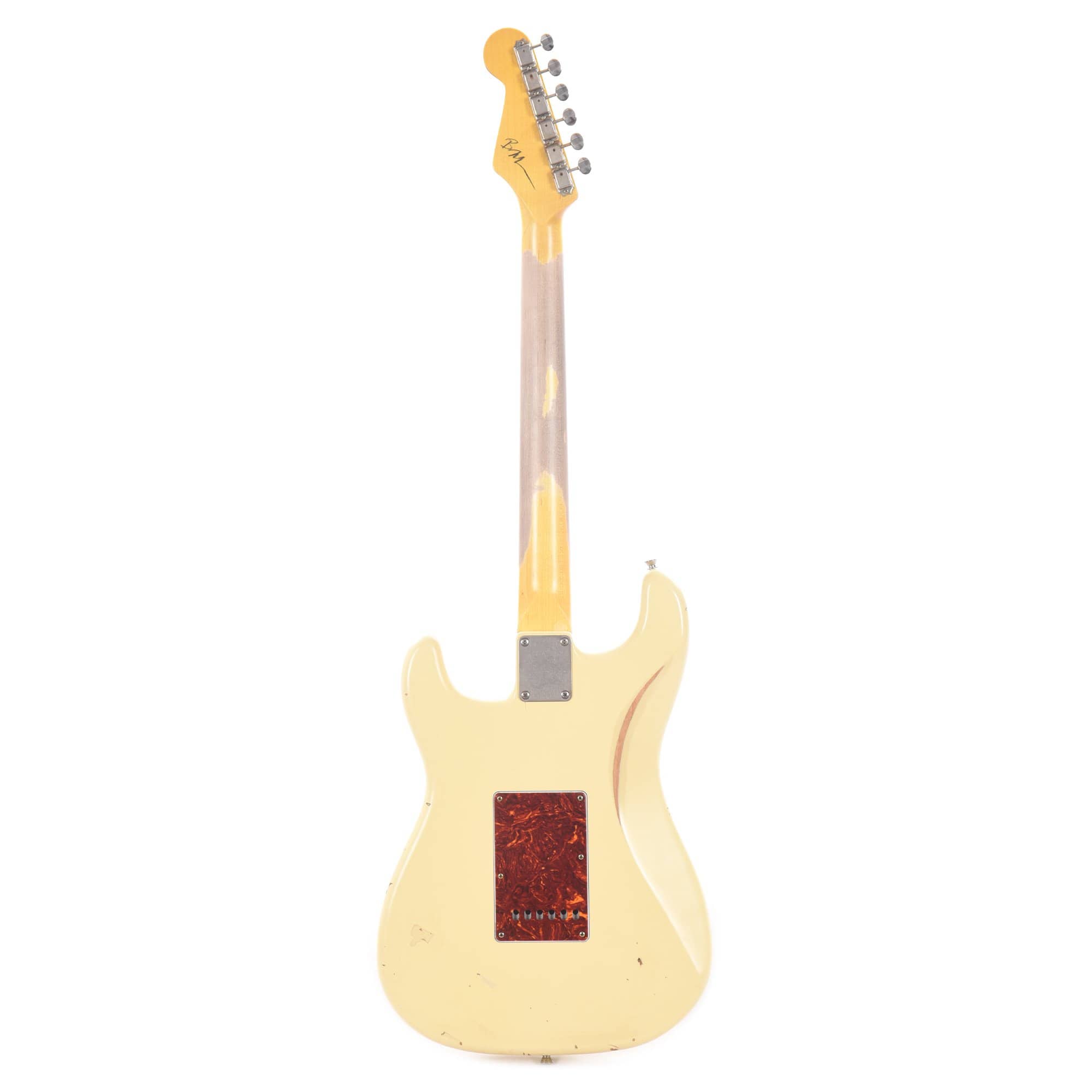 Nash S-63 Vintage White Medium Relic w/4-Ply Tortoise Pickguard & Lollar Pickups Electric Guitars / Solid Body