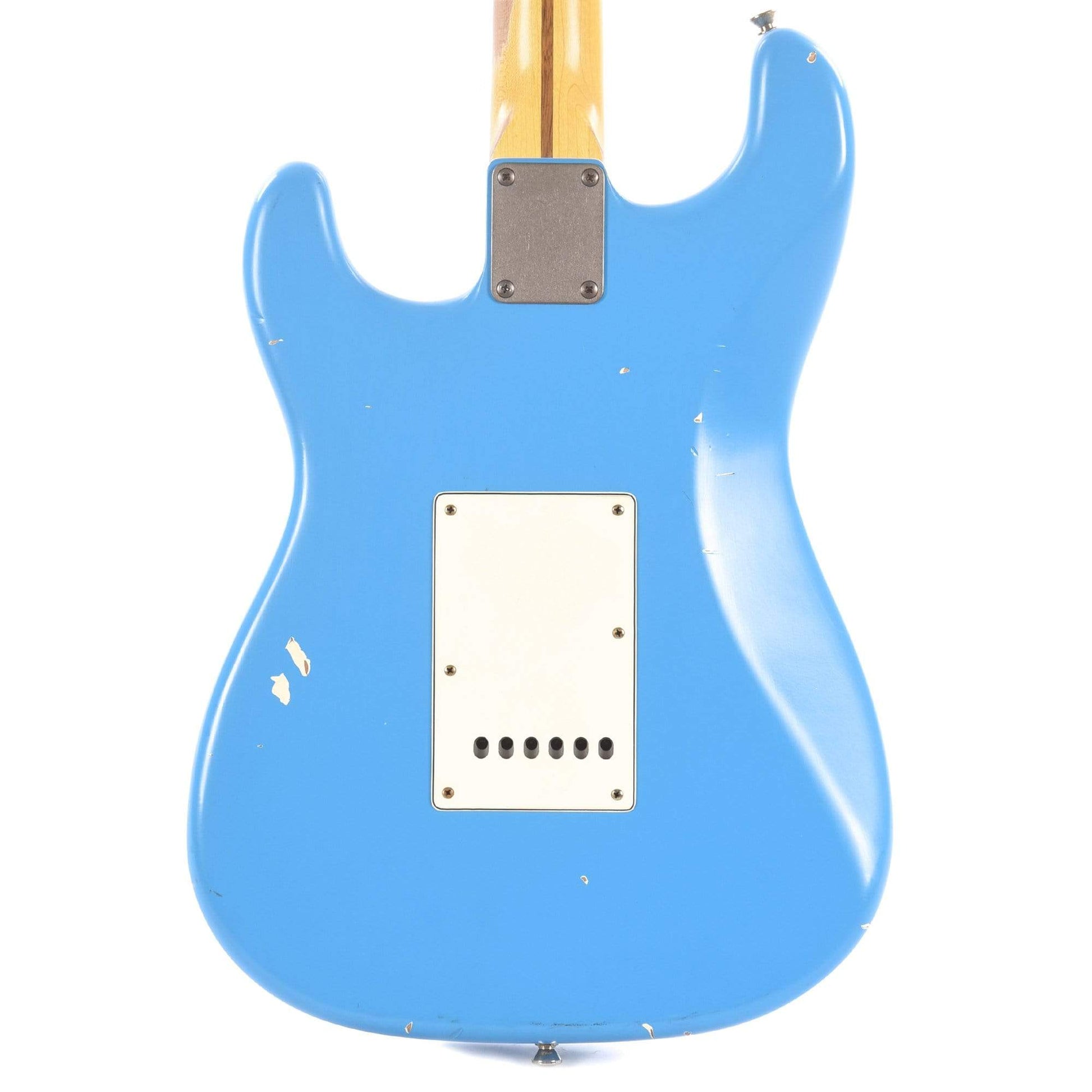 Nash S-67/81 Maui Blue Light Relic w/3-Ply White Pickguard, Black Plastics, & Lollar Pickups Electric Guitars / Solid Body