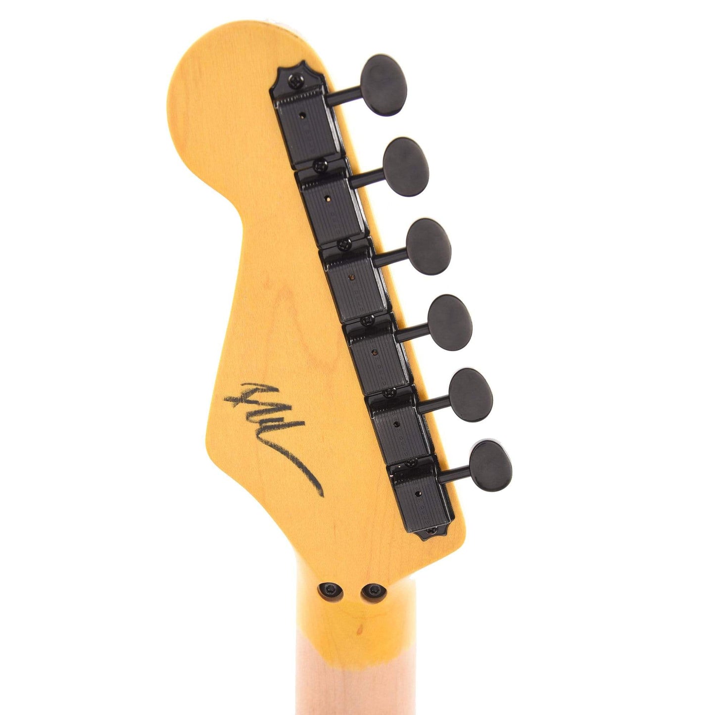 Nash S-81 Hot Pink Light Relic w/3-Ply Black Pickguard, Black Parts, & Zebra Dimarzio Pickups Electric Guitars / Solid Body