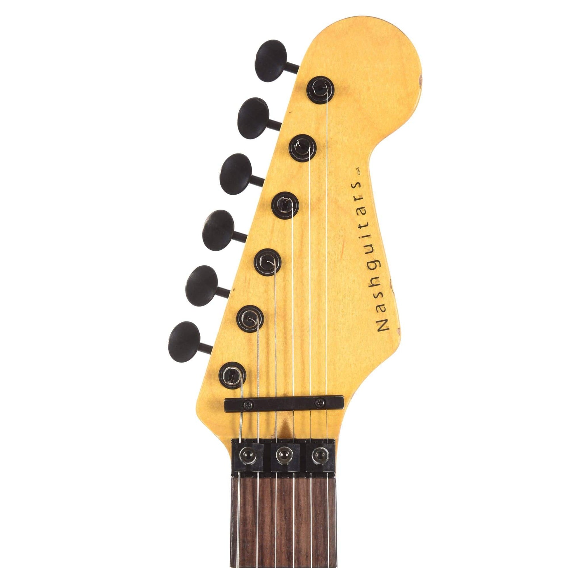 Nash S-81 HSH Black Light Relic w/4-Ply Tortoise Pickguard, Black Parts, & Cream Dimarzio Pickups Electric Guitars / Solid Body