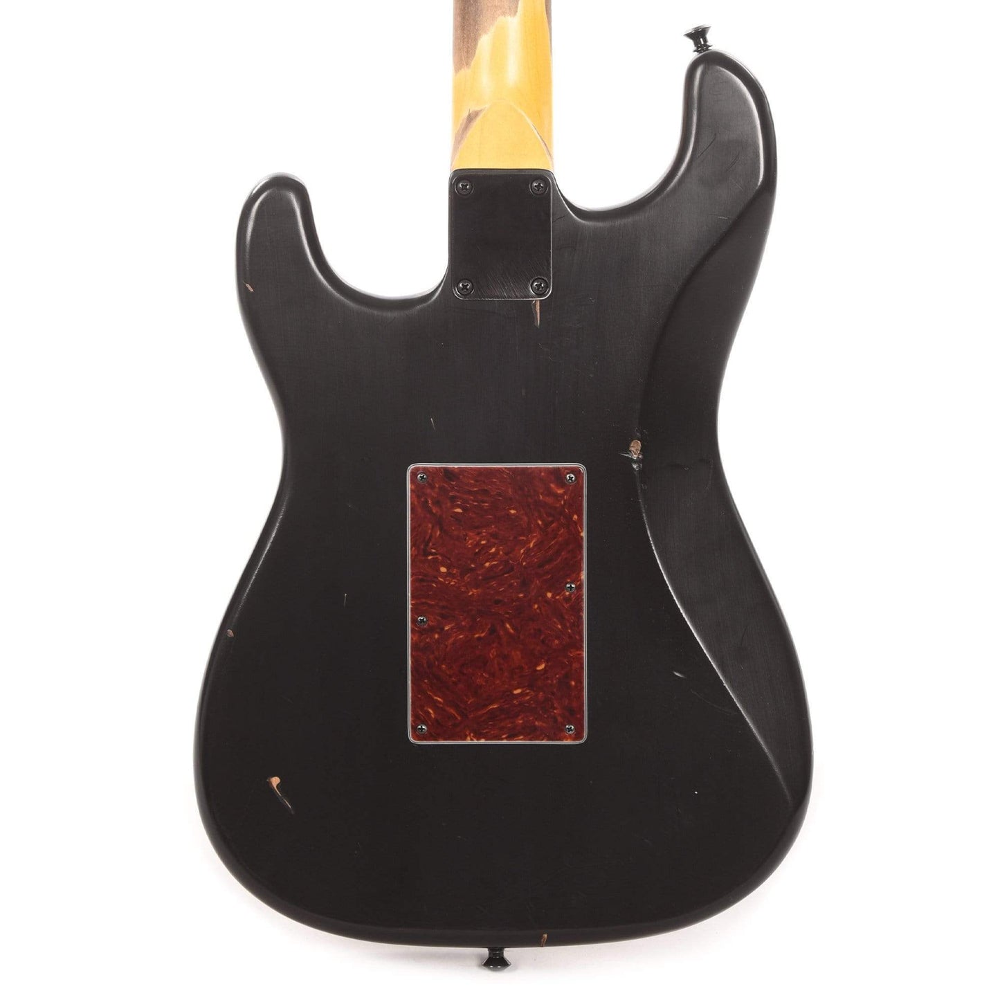 Nash S-81 HSH Black Light Relic w/4-Ply Tortoise Pickguard, Black Parts, & Cream Dimarzio Pickups Electric Guitars / Solid Body