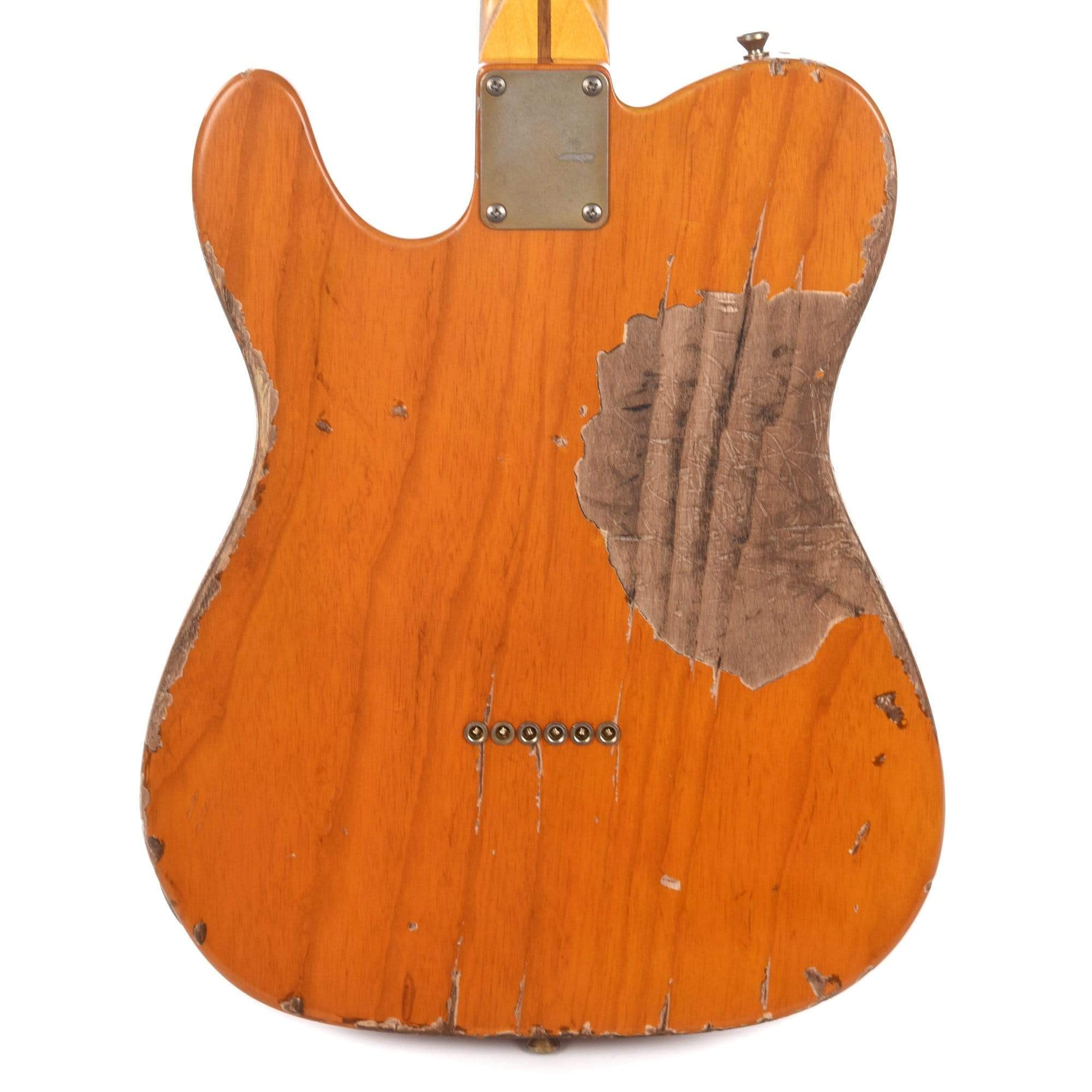 Nash T-52 Amber Extra Heavy Relic w/1-Ply Black Pickguard & Lollars Electric Guitars / Solid Body