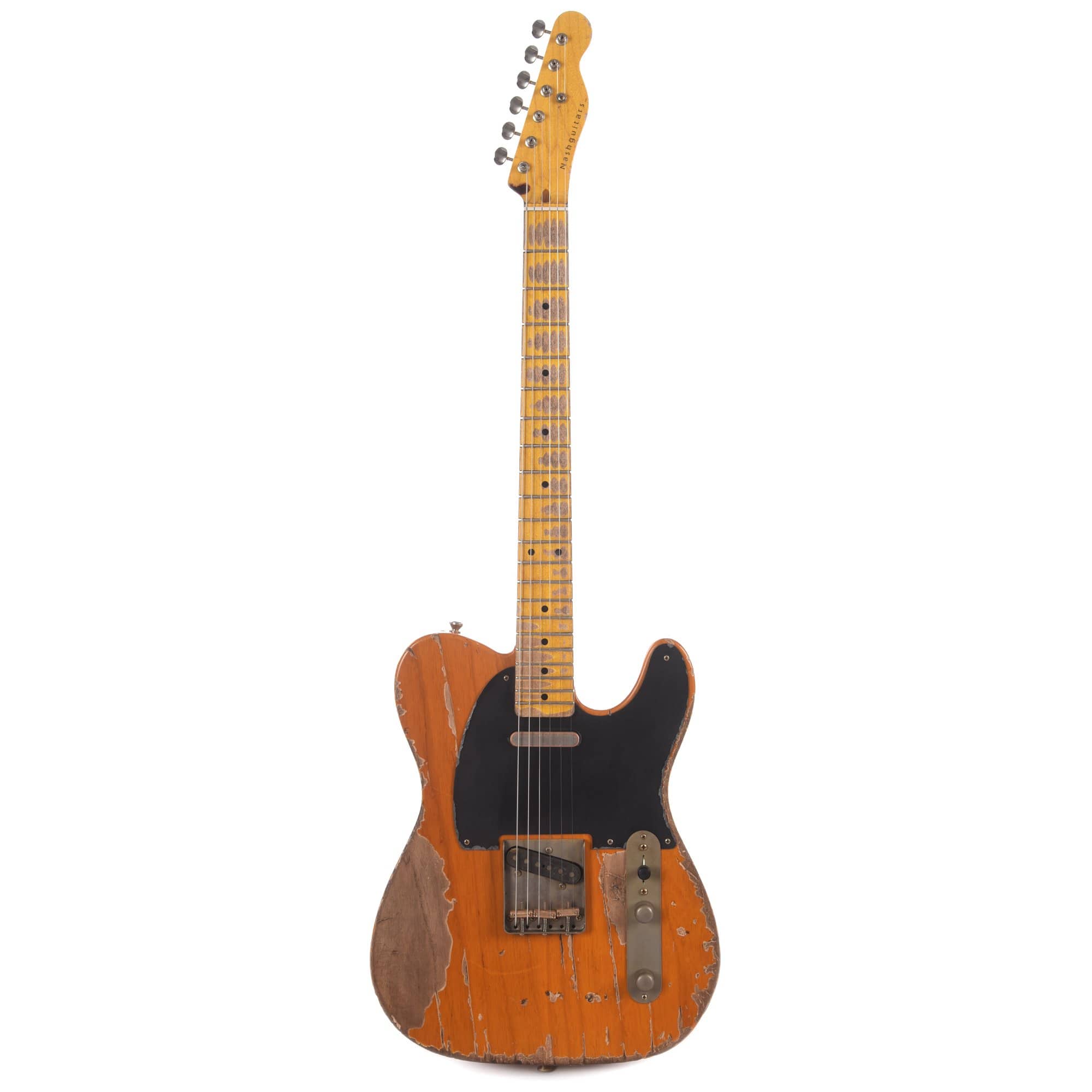 Nash T-52 Amber Extra Heavy Relic w/1-Ply Black Pickguard & Lollars Electric Guitars / Solid Body
