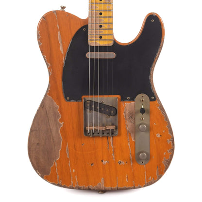 Nash T-52 Amber Extra Heavy Relic w/1-Ply Black Pickguard & Lollars Electric Guitars / Solid Body