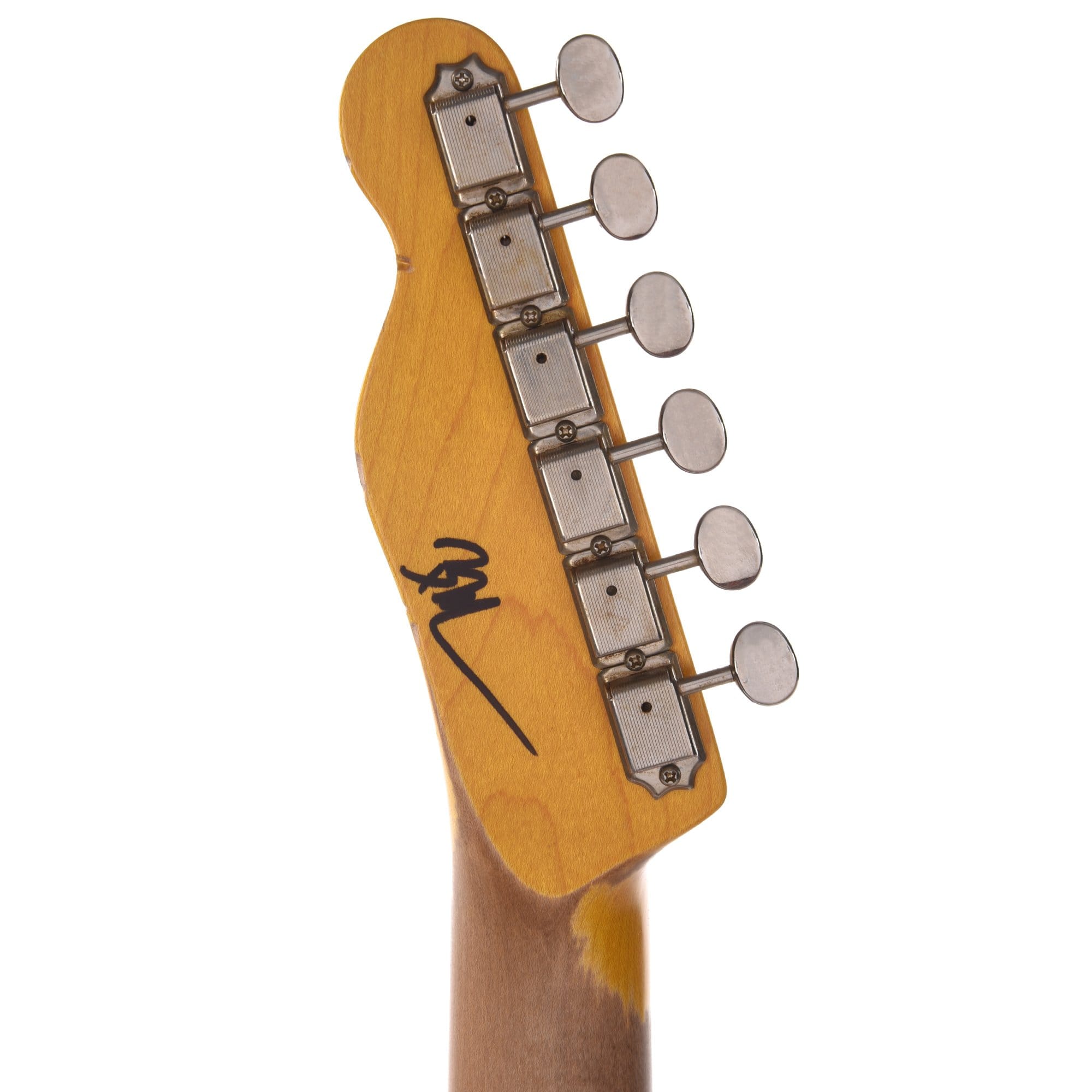 Nash T-52 Amber Extra Heavy Relic w/1-Ply Black Pickguard & Lollars Electric Guitars / Solid Body