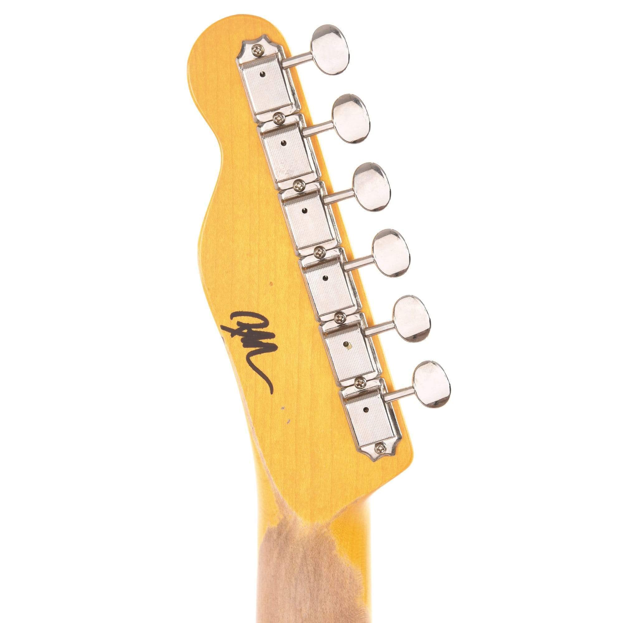 Nash T-52 Amber Light Relic w/Lollar Pickups, 1-Ply Black Pickguard Electric Guitars / Solid Body