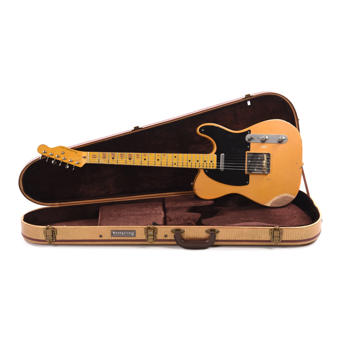 Nash T-52 Ash Butterscotch Blonde Medium Relic Electric Guitars / Solid Body