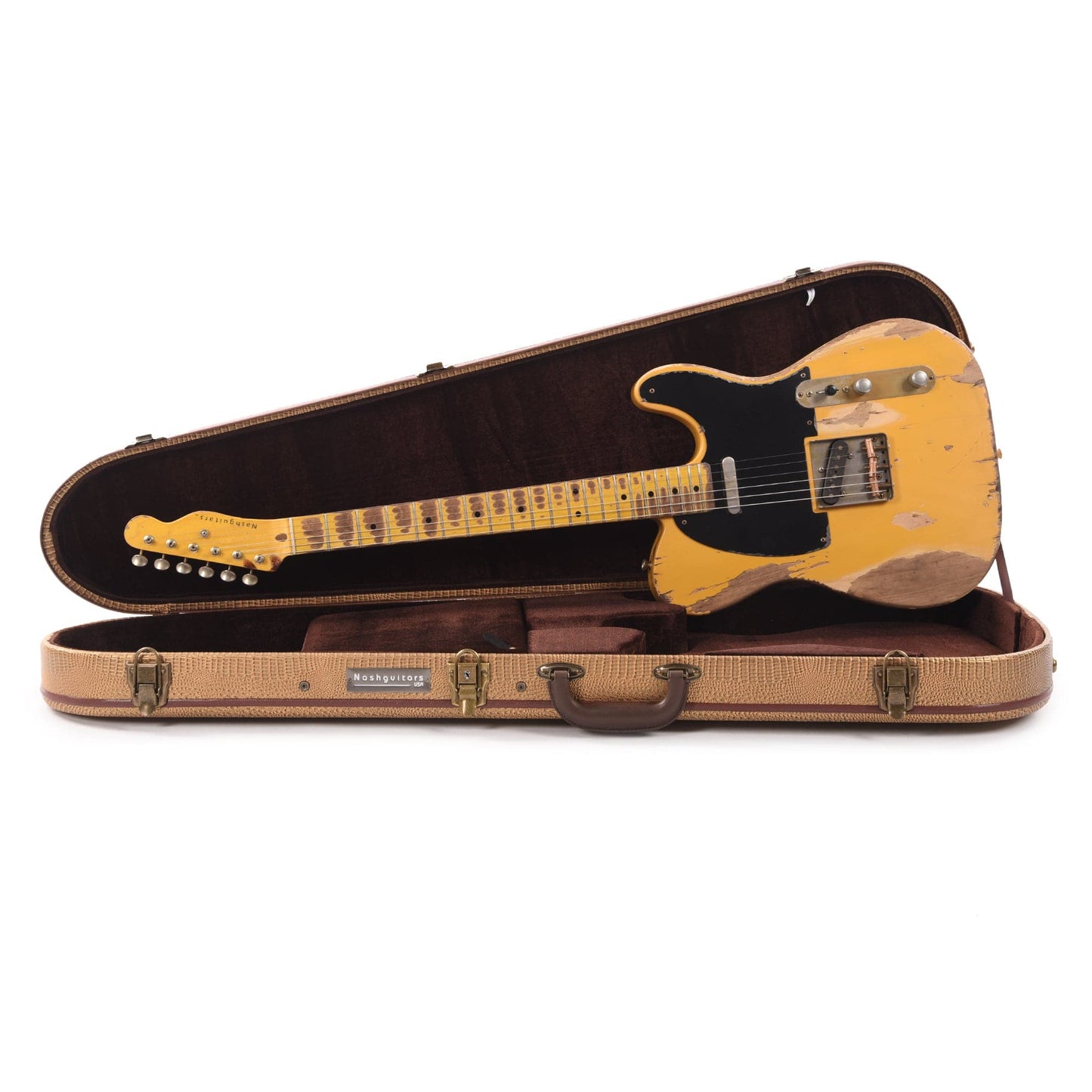Nash T-52 Butterscotch Blonde Extra Heavy Relic & Lollar Pickups Electric Guitars / Solid Body