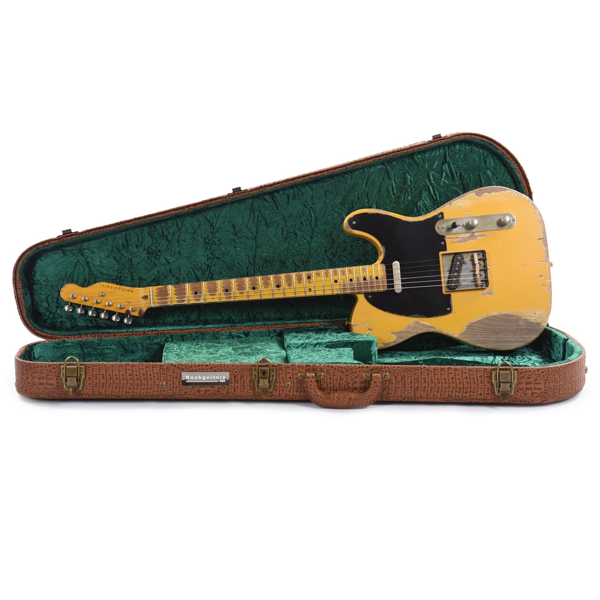 Nash T-52 Butterscotch Blonde Extra Heavy Relic w/1-Ply Black Pickguard & Lollar Pickups Electric Guitars / Solid Body