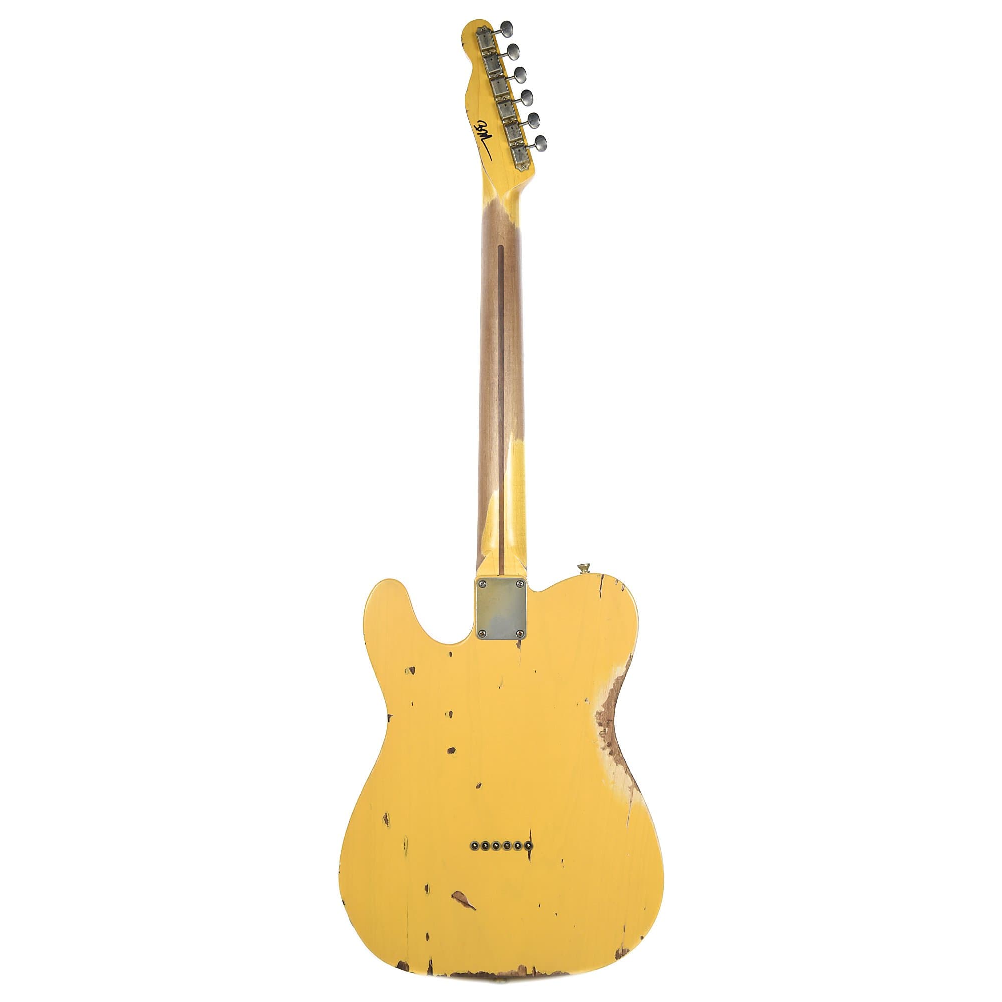 Nash T-52 Butterscotch Blonde Heavy Relic V-Neck w/1-Ply Black Pickguard & Lollar Pickups Electric Guitars / Solid Body
