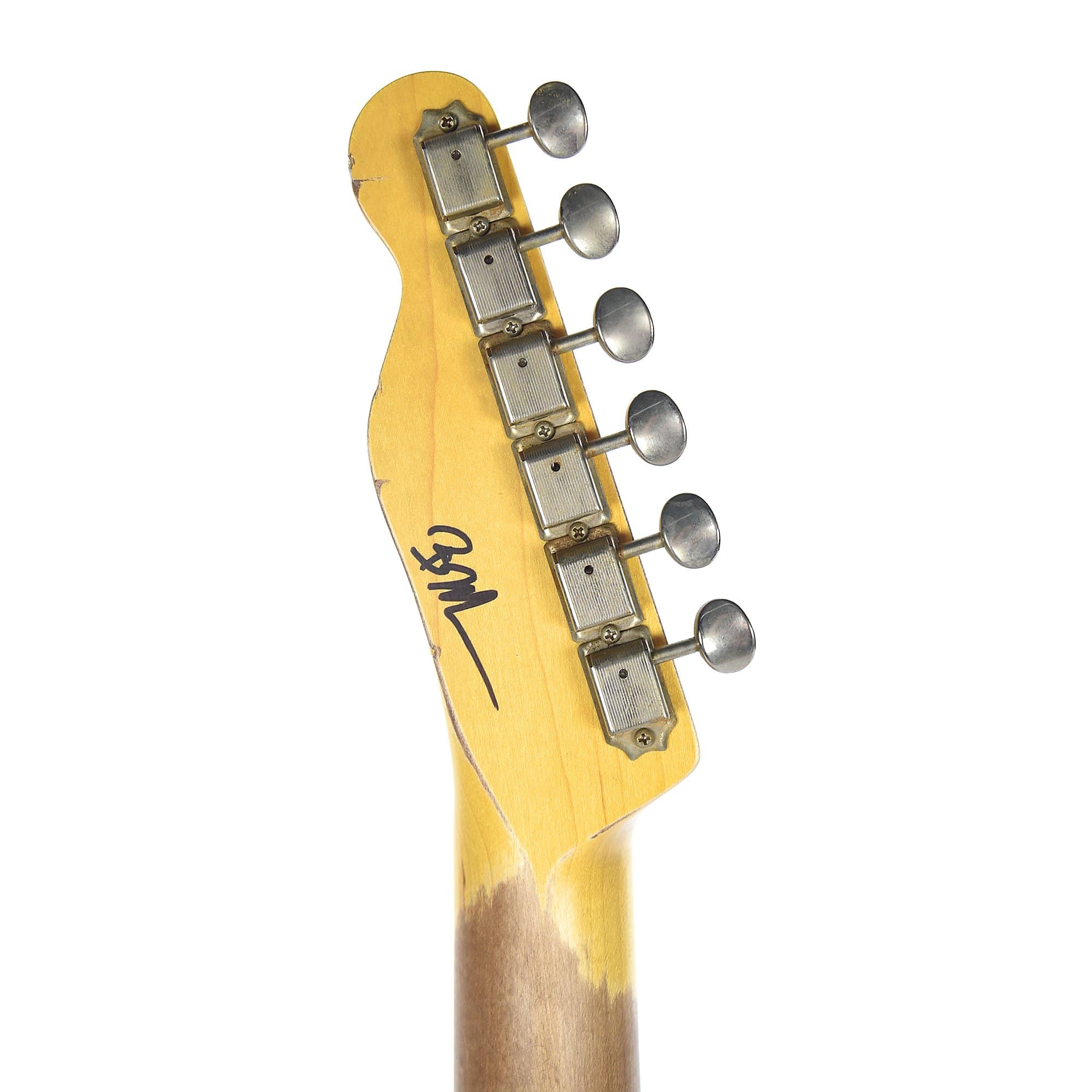 Nash T-52 Butterscotch Blonde Heavy Relic V-Neck w/1-Ply Black Pickguard & Lollar Pickups Electric Guitars / Solid Body