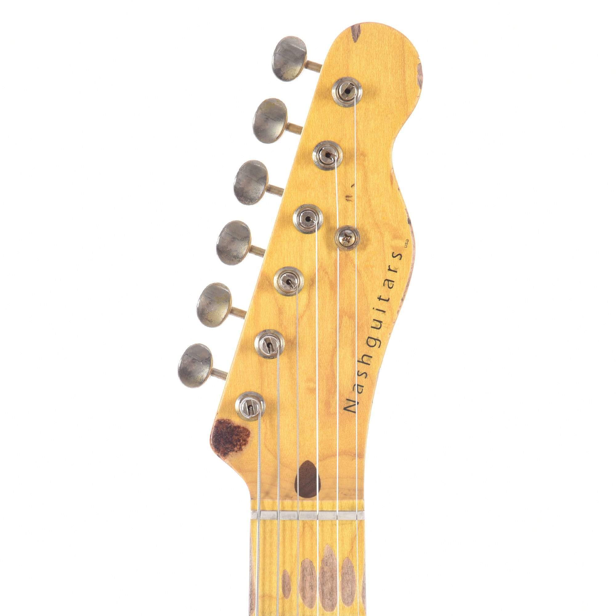 Nash T-52 Butterscotch Blonde Heavy Relic w/1-Ply Black Pickguard, Lollar Pickups, & Bigsby Electric Guitars / Solid Body