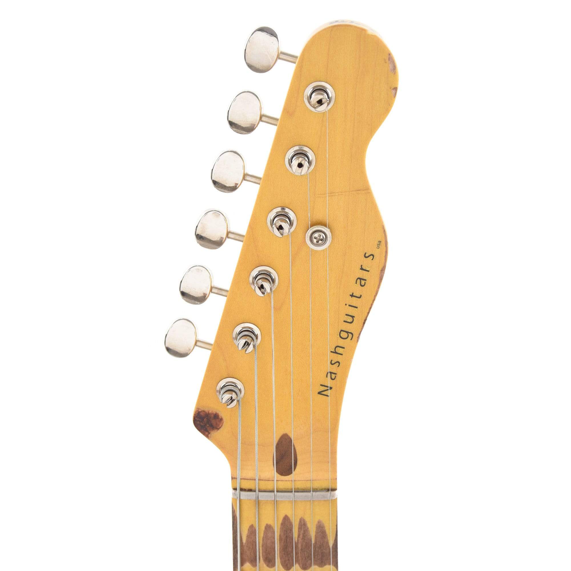 Nash T-52 Butterscotch Blonde Heavy Relic w/1-Ply Black Pickguard, Lollar Pickups, & Bigsby Electric Guitars / Solid Body