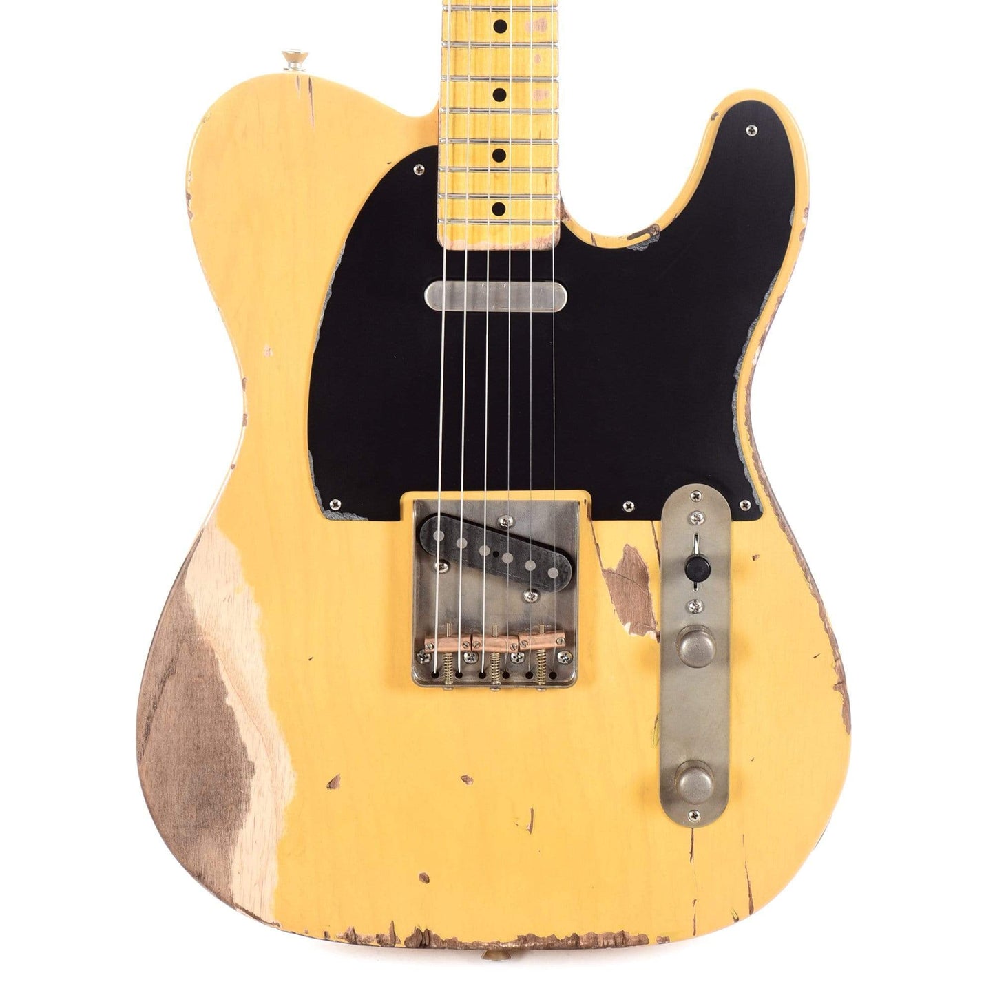 Nash T-52 Butterscotch Blonde Heavy Relic w/1-Ply Black Pickguard, & Lollar Pickups Electric Guitars / Solid Body