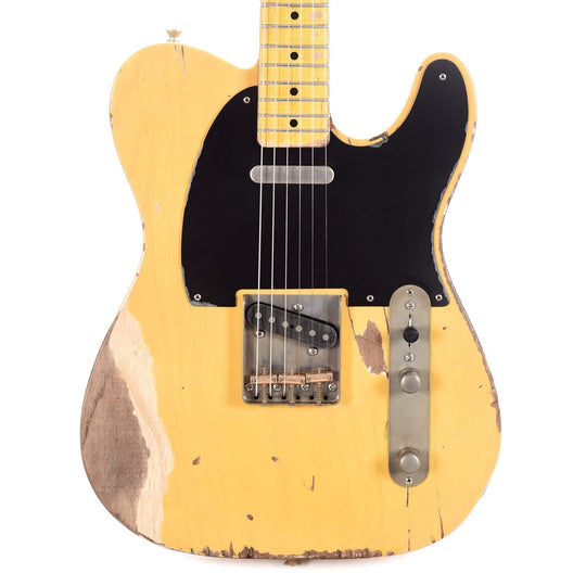 Nash T-52 Butterscotch Blonde Heavy Relic w/1-Ply Black Pickguard, & Lollar Pickups Electric Guitars / Solid Body