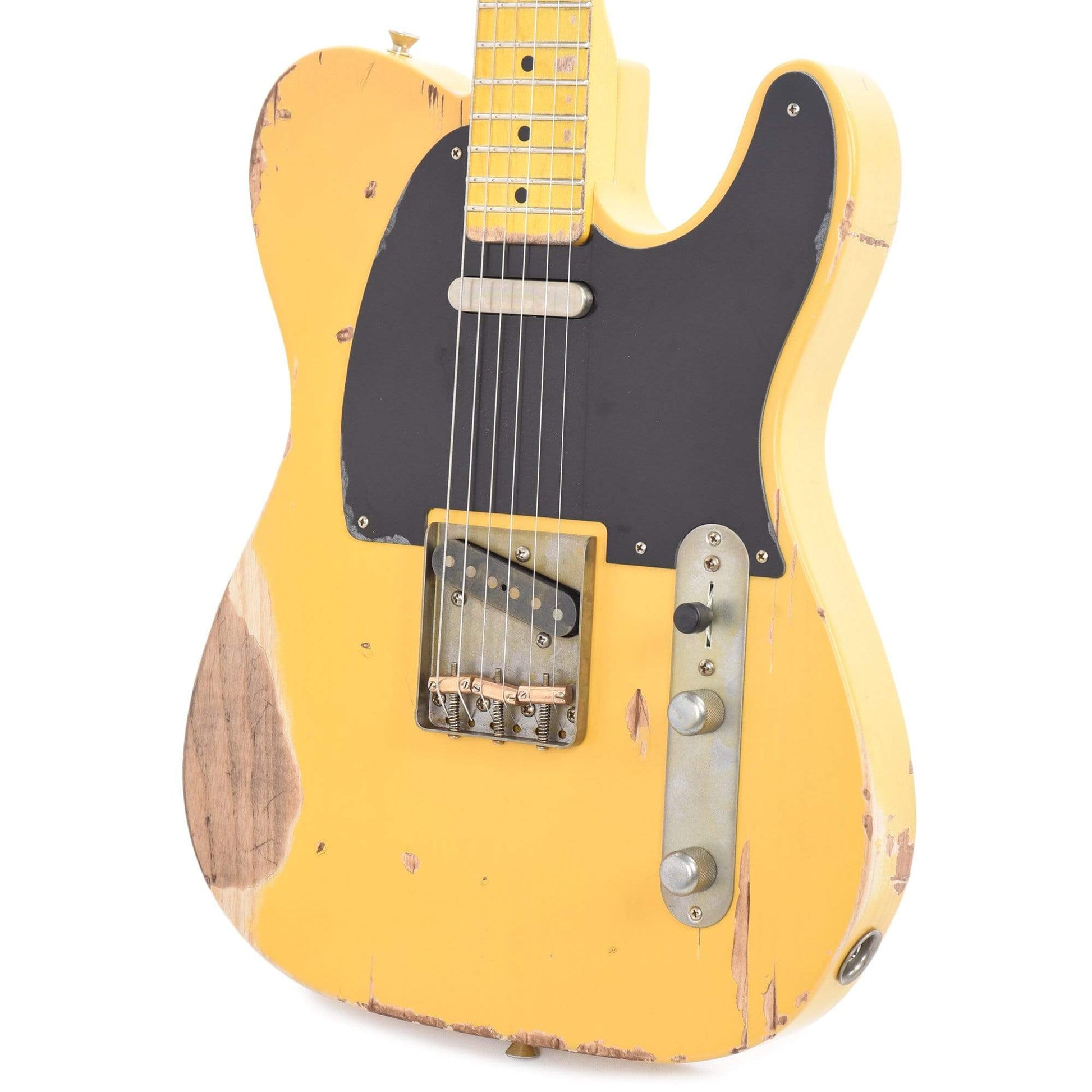 Nash T-52 Butterscotch Blonde Heavy Relic w/1-Ply Black Pickguard & Lollar Pickups Electric Guitars / Solid Body