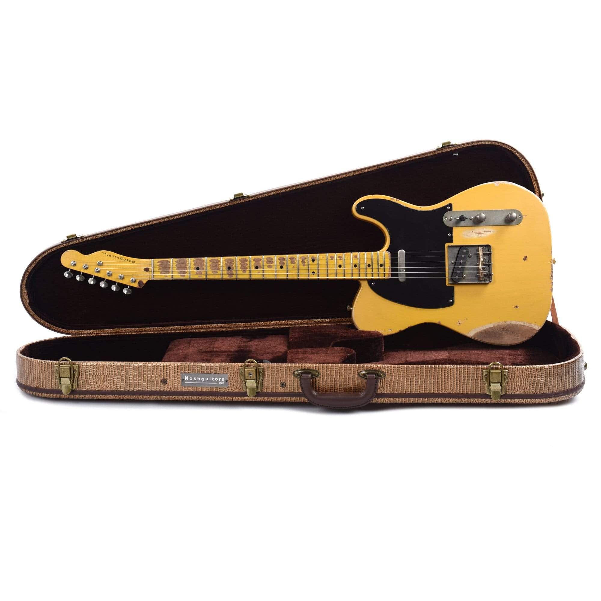 Nash T-52 Butterscotch Blonde Heavy Relic w/1-Ply Black Pickguard, & Lollar Pickups Electric Guitars / Solid Body