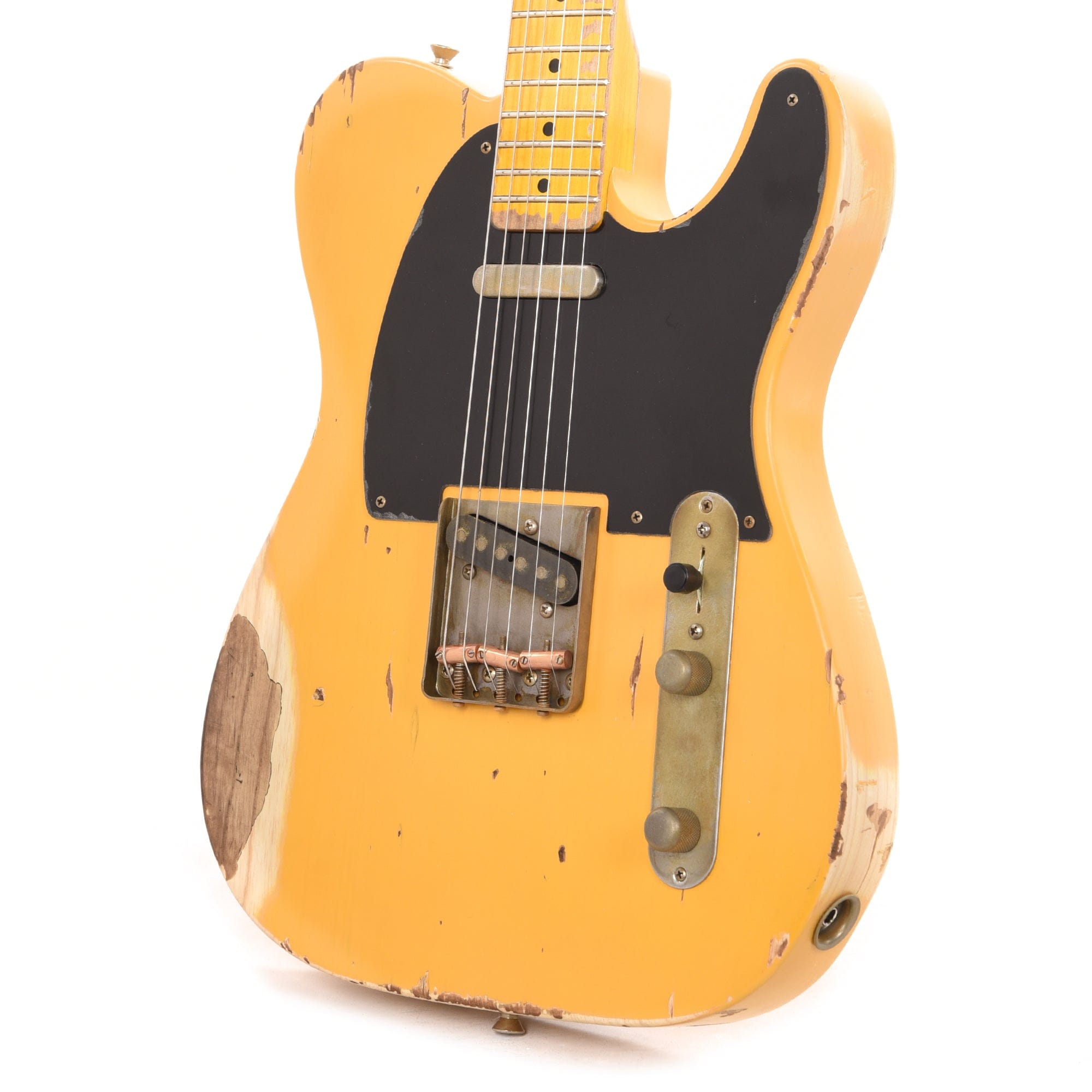 Nash T-52 Butterscotch Blonde Heavy Relic w/1-Ply Black Pickguard & Lollar Pickups Electric Guitars / Solid Body