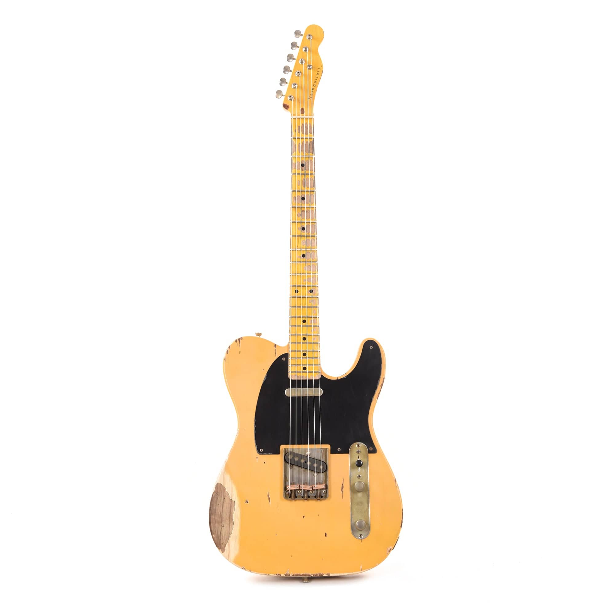 Nash T-52 Butterscotch Blonde Heavy Relic w/1-Ply Black Pickguard & Lollar Pickups Electric Guitars / Solid Body
