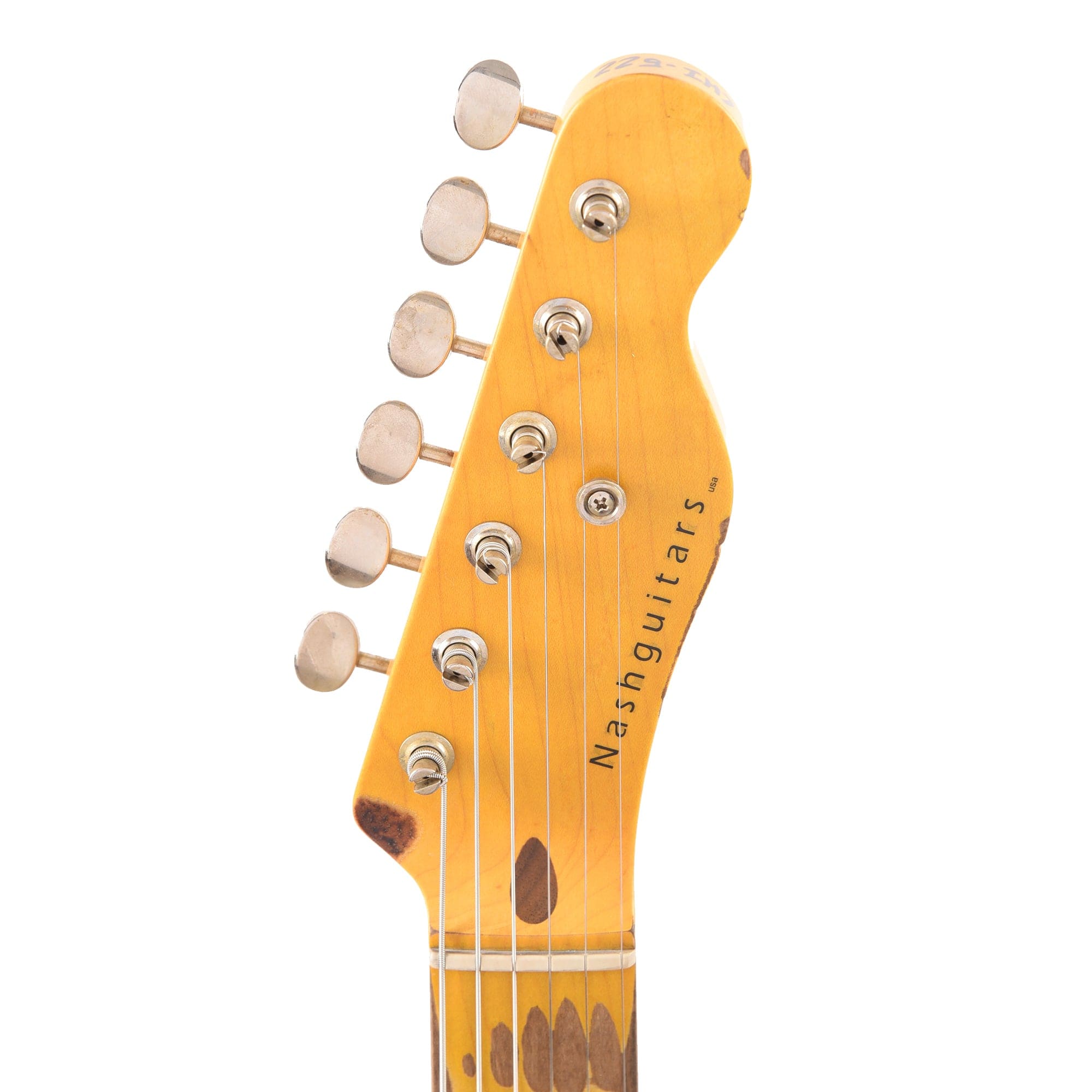 Nash T-52 Butterscotch Blonde Heavy Relic w/1-Ply Black Pickguard & Lollar Pickups Electric Guitars / Solid Body