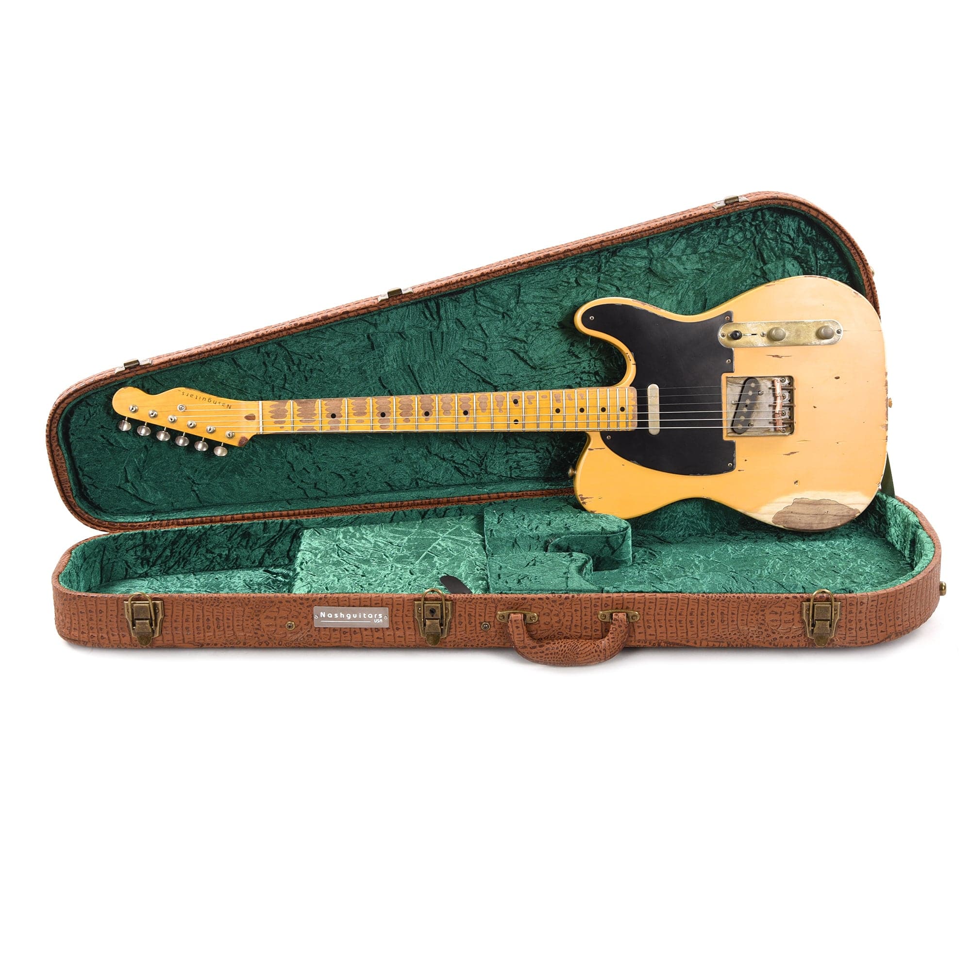 Nash T-52 Butterscotch Blonde Heavy Relic w/1-Ply Black Pickguard & Lollar Pickups Electric Guitars / Solid Body