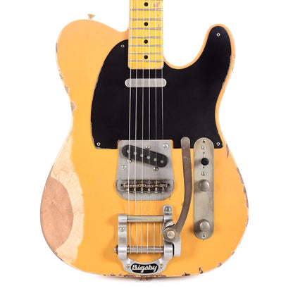 Nash T-52 Butterscotch Blonde Heavy Relic w/Bigsby, 1-Ply Black Pickguard, & Lollar Pickups Electric Guitars / Solid Body