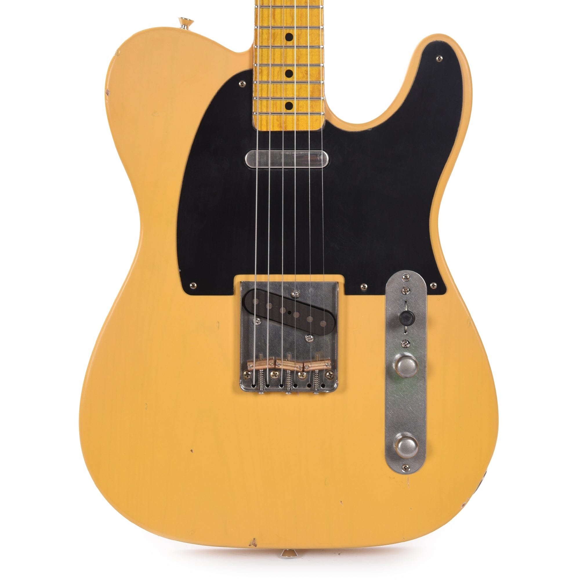 Nash T-52 Butterscotch Blonde Light Relic w/1-Ply Black Pickguard, Lollar Pickups, & Boat Neck Electric Guitars / Solid Body