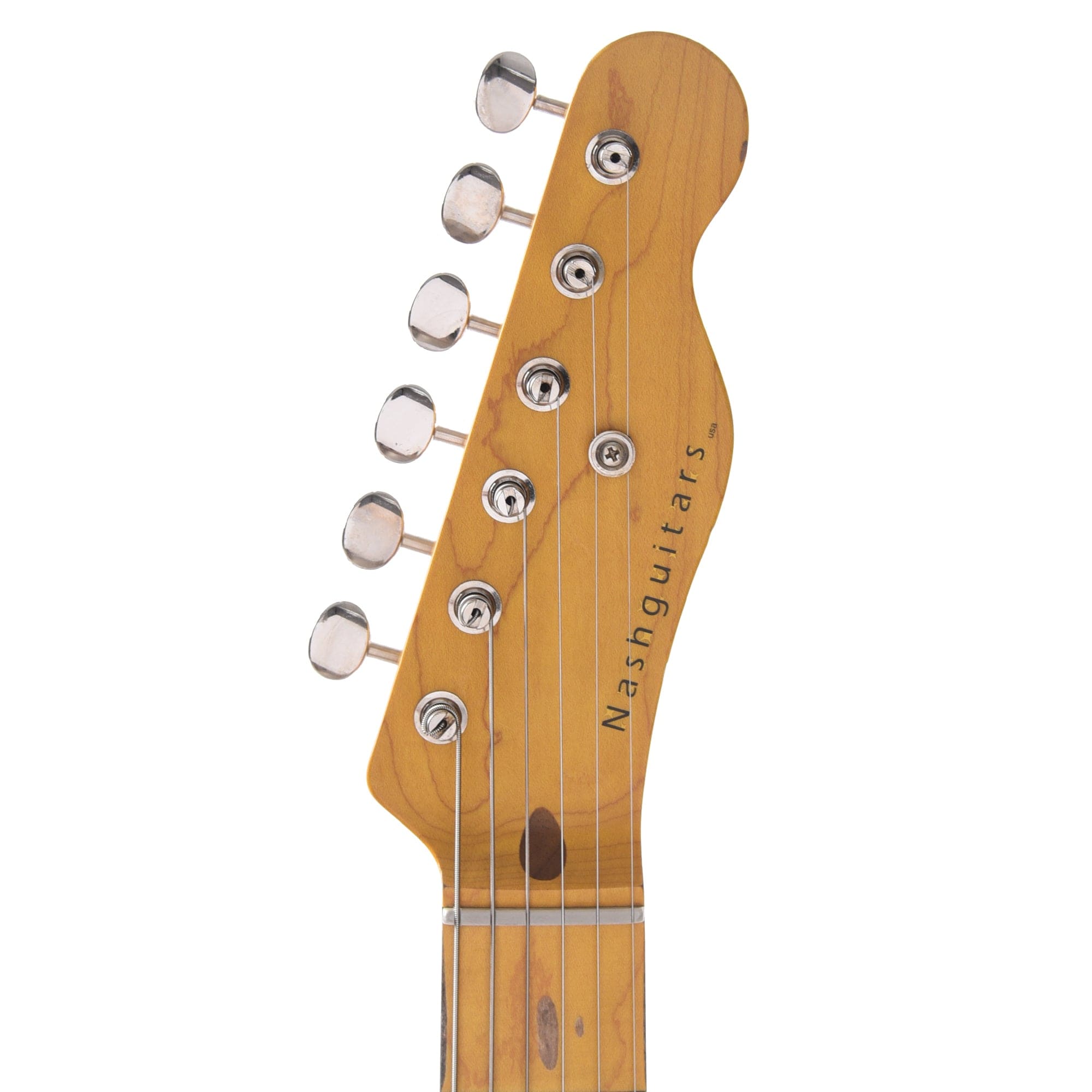 Nash T-52 Butterscotch Blonde Light Relic w/1-Ply Black Pickguard, Lollar Pickups, & Boat Neck Electric Guitars / Solid Body