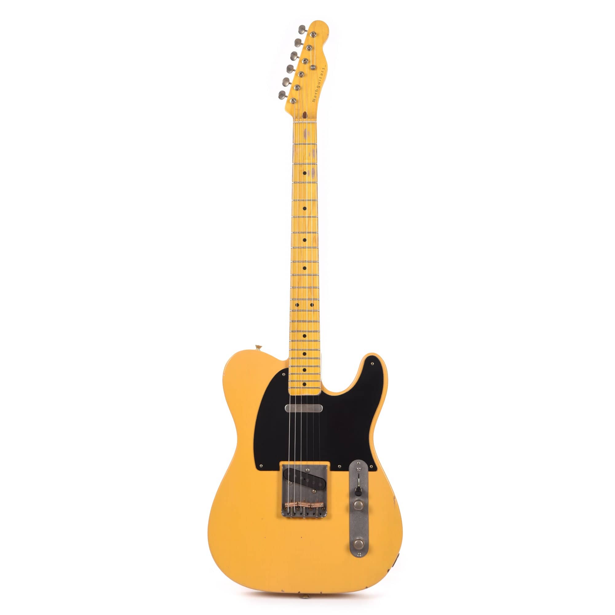 Nash T-52 Butterscotch Blonde Light Relic w/1-Ply Black Pickguard, Lollar Pickups, & Boat Neck Electric Guitars / Solid Body