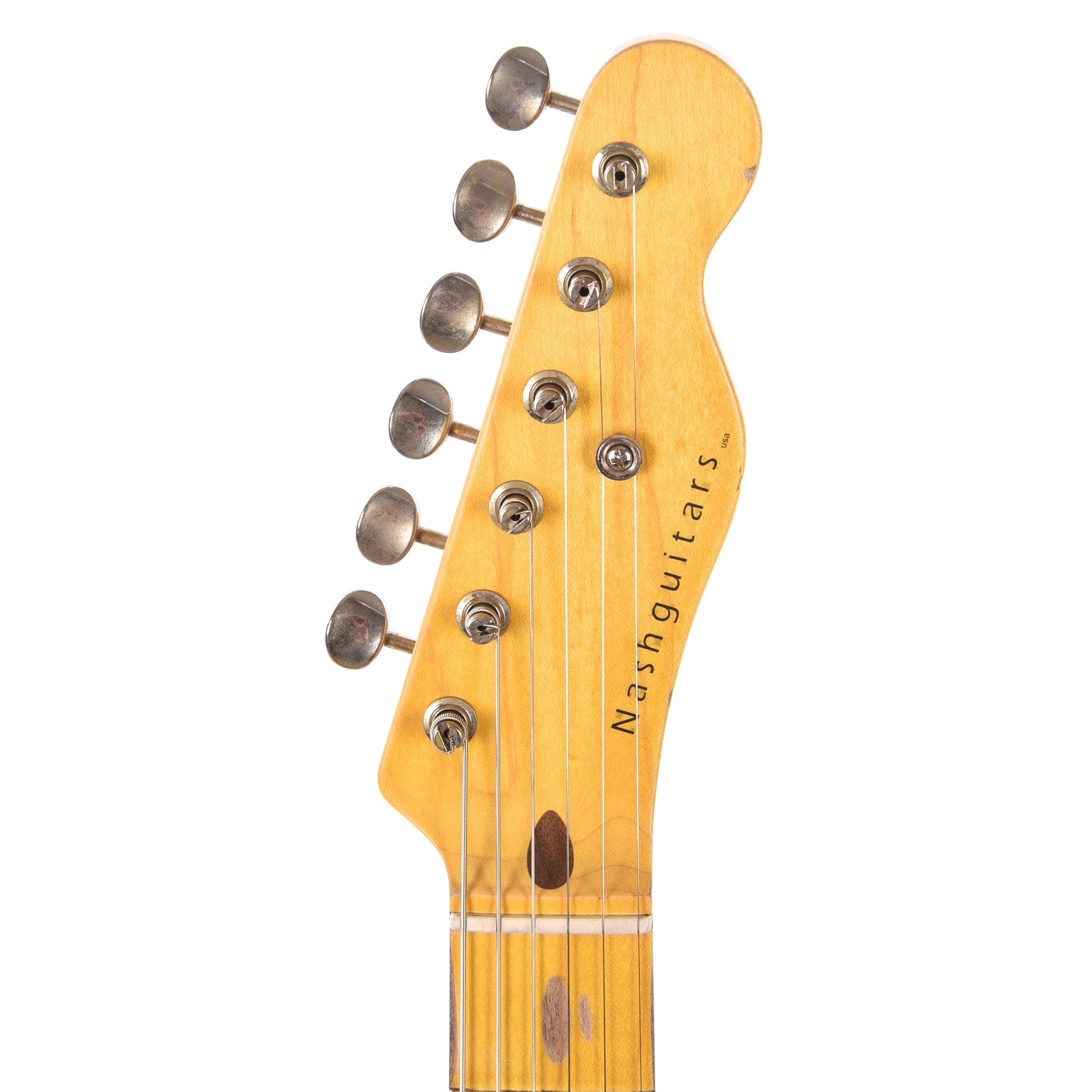 Nash T-52 Butterscotch Blonde Light Relic w/1-Ply Black Pickguard, Lollar Pickups, & Boat Neck Electric Guitars / Solid Body