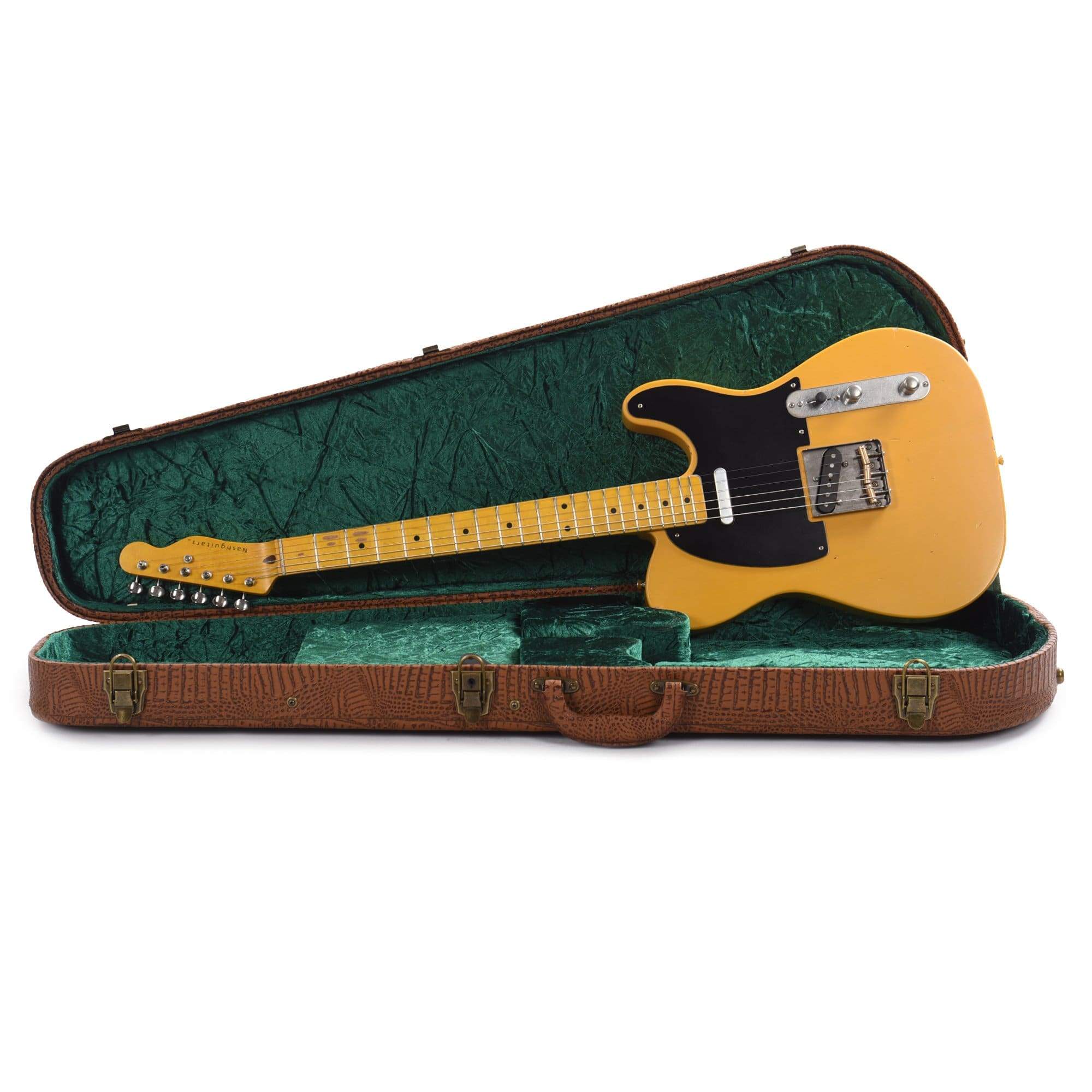 Nash T-52 Butterscotch Blonde Light Relic w/1-Ply Black Pickguard & Lollar Pickups Electric Guitars / Solid Body